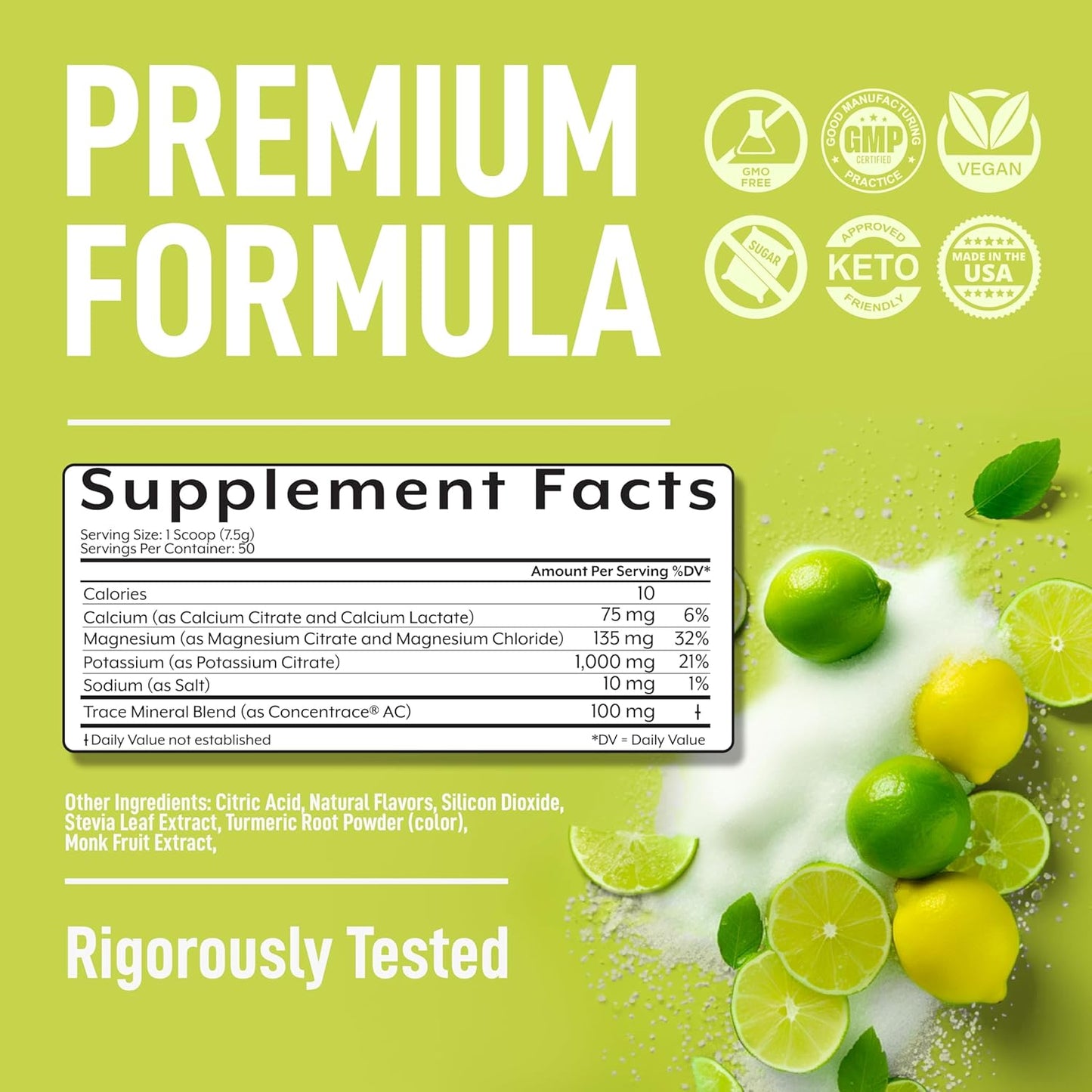 Keppi Keto Electrolyte Powder: Sugar-Free, Carb-Free, USA-Made for Hydration & Recovery - Lemon Lime Flavor, Easy Mix - Espot.com.au