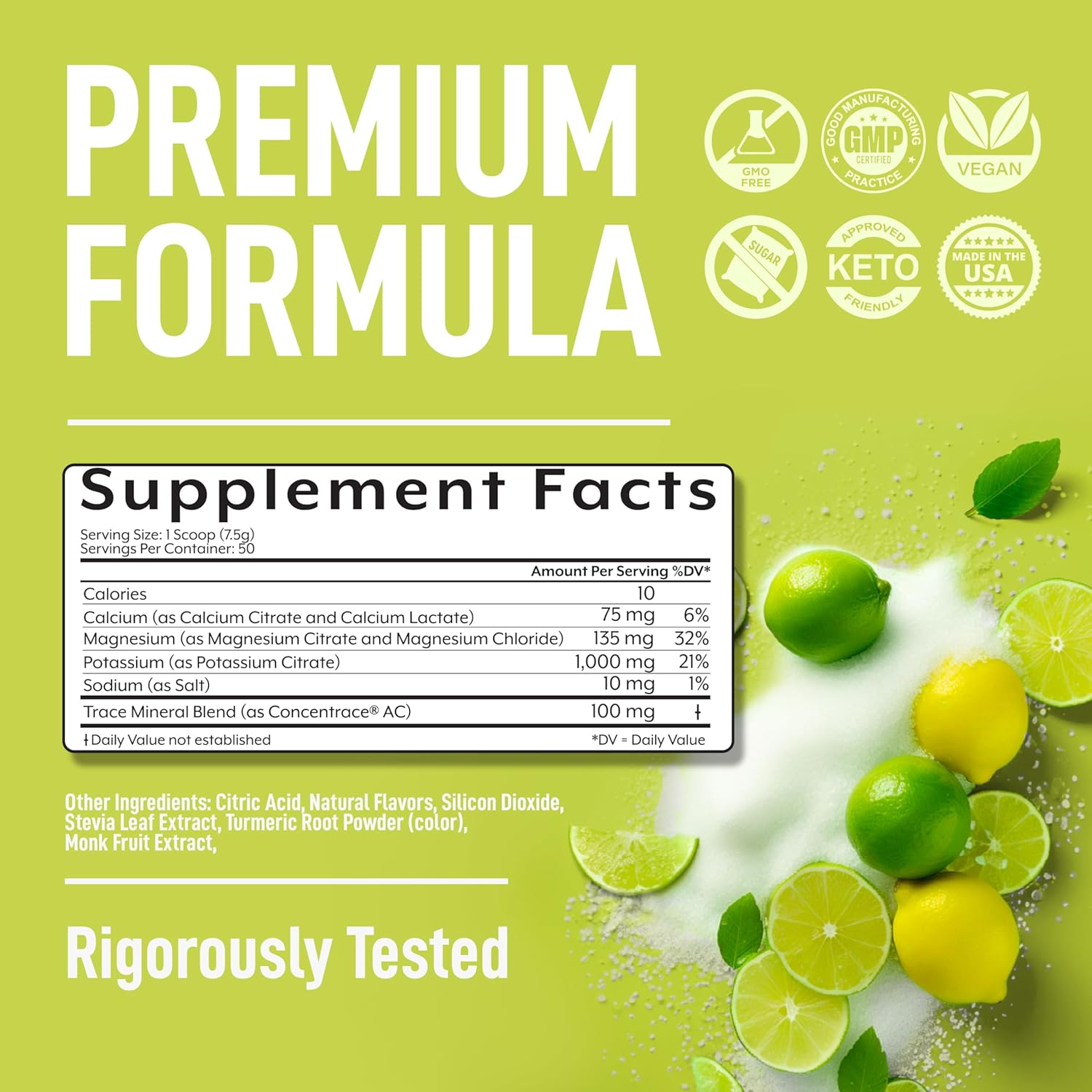 Keppi Keto Electrolyte Powder: Sugar-Free, Carb-Free, USA-Made for Hydration & Recovery - Lemon Lime Flavor, Easy Mix - Espot.com.au