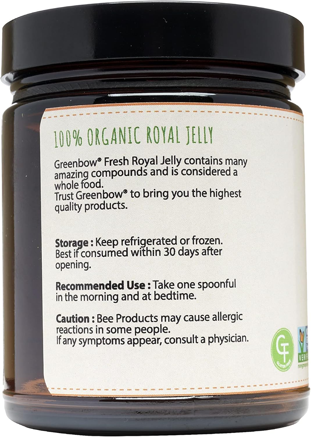 greenbow-organic-fresh-royal-jelly---100-usda-certified-organic-non-gmo-halal-pure-gluten-free---most-nutrient-dense---226g-4