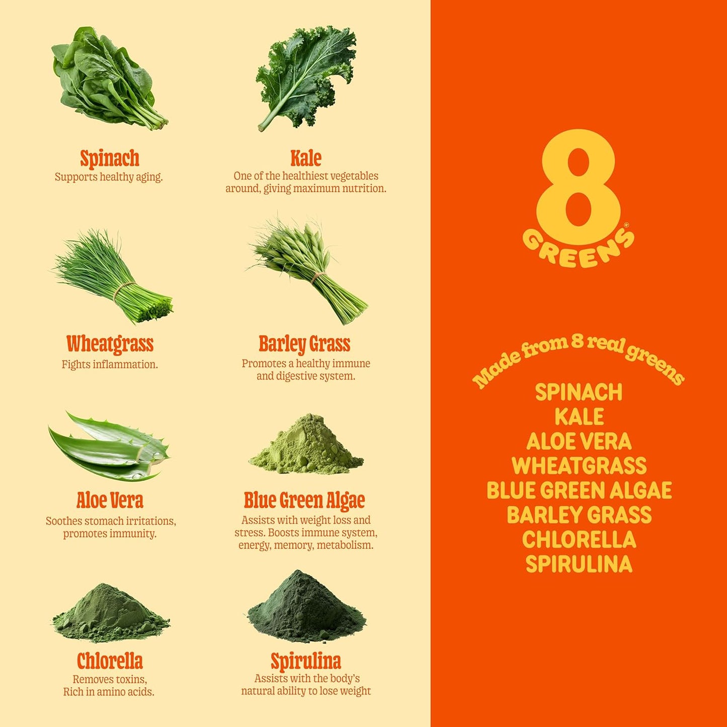 8greens-fiber-super-greens-gummies---50-count-tangerine-flavor-boost-immune-system-gut-health-metabolism---non-gmo-formula-with-8-real-greens-for-digestive-health-6