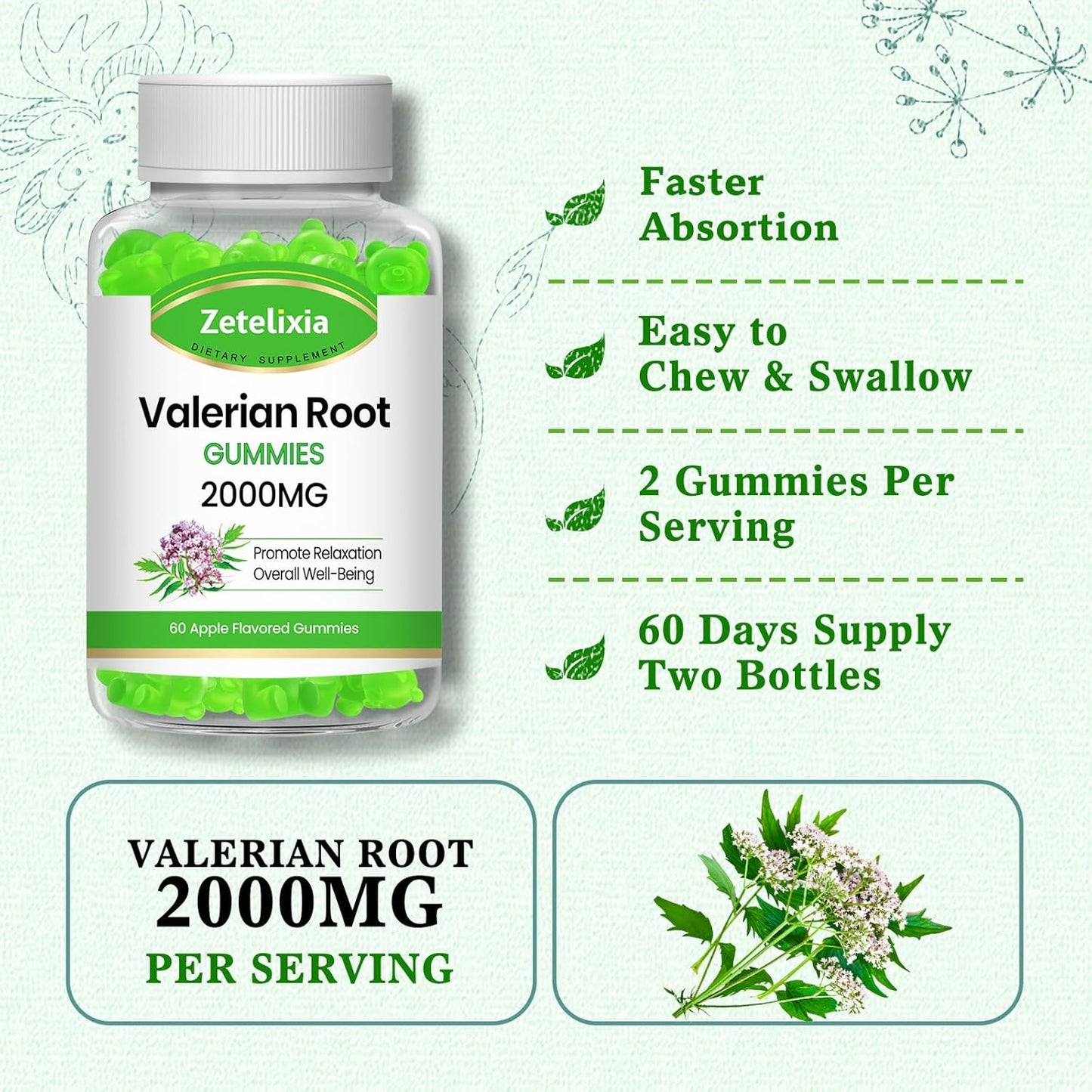 organic-valerian-root-gummies-2-pack-2000mgserving-herbal-supplement-for-relaxation-mood-support---vegan-non-gmo-apple-flavor---120-count-5