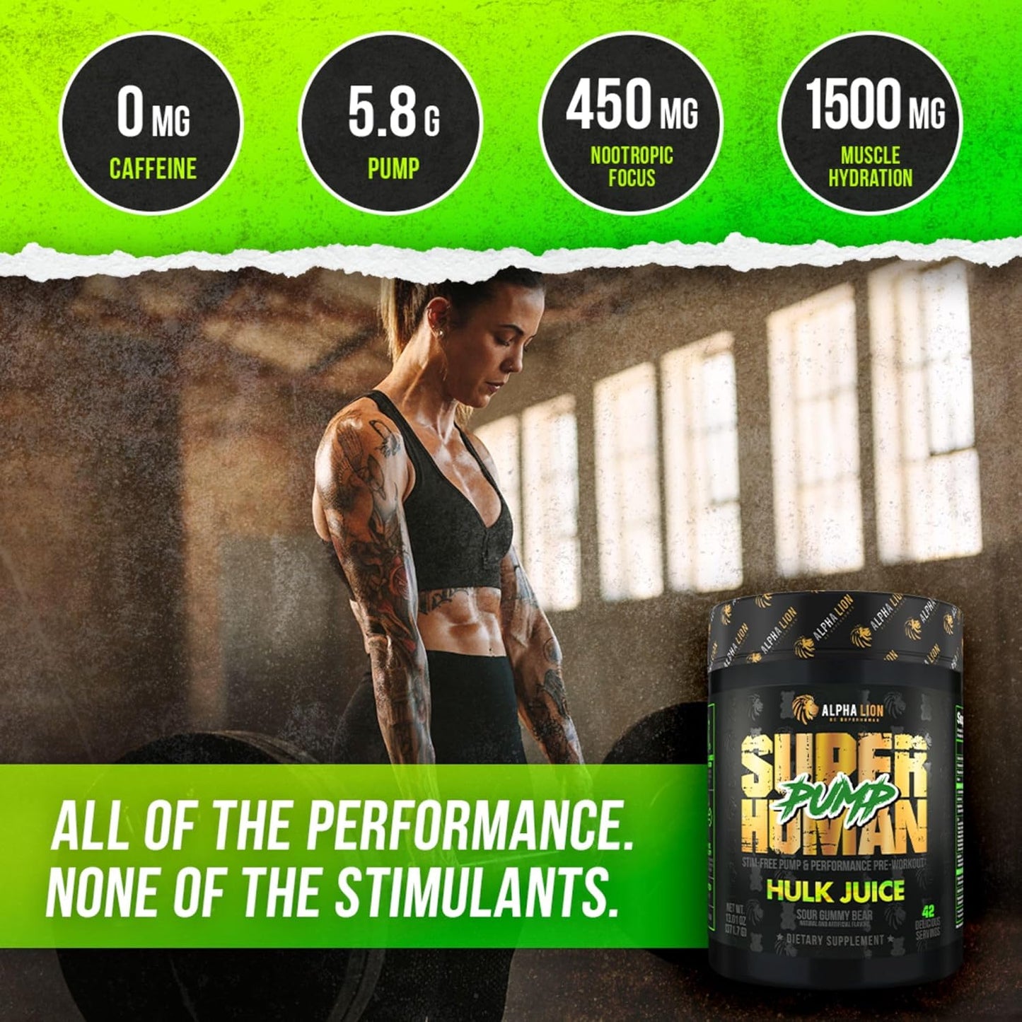 superhuman-pump-pre-workout-powder---nootropic-stimulant-free-supplement-for-nitric-oxide-boost-muscle-gain-energy-focus---42-servings-hulk-juice-flavor-3