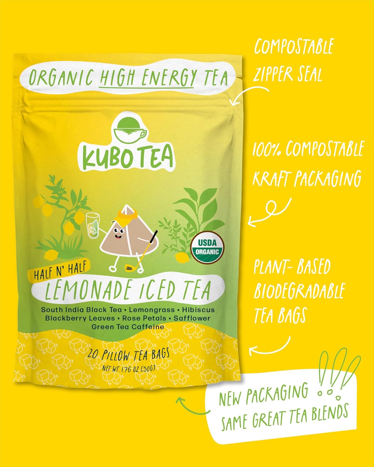 organic-high-energy-ice-tea---high-caffeine-blend-20-servings-pillow-tea-bags-kraft-packaging---healthy-coffee-substitute---kubo-tea-lemonade-5