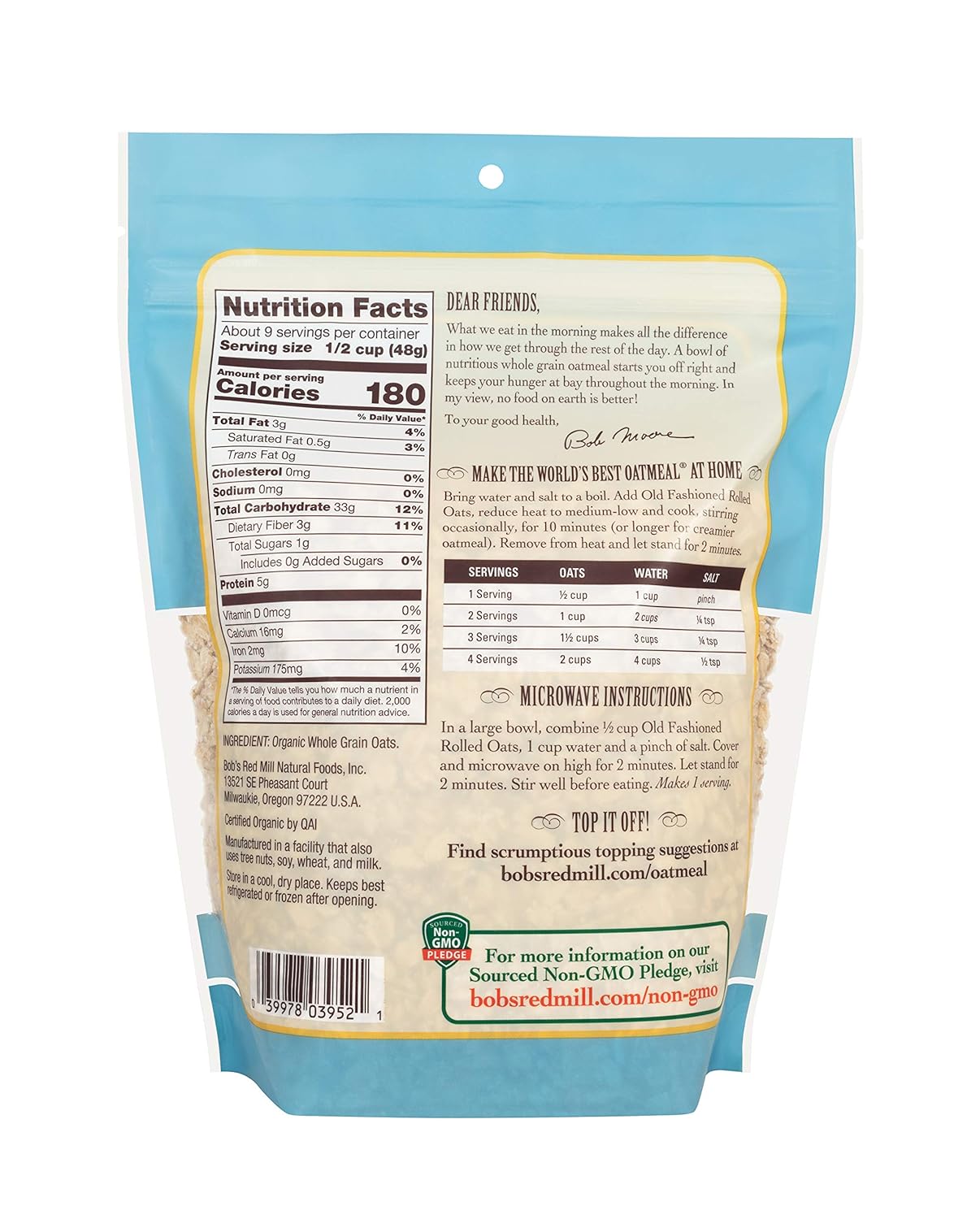 organic-old-fashioned-rolled-oats-by-bobs-red-mill---16oz-1-pack-healthy-breakfast-option-for-daily-nutrition-2