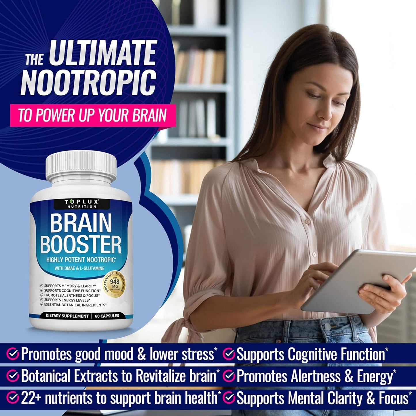 premium-nootropic-brain-supplement-with-dmae-bacopa-monnieri-and-l-glutamine---60-capsules-for-men-and-women---cognitive-nutrition-boost-3