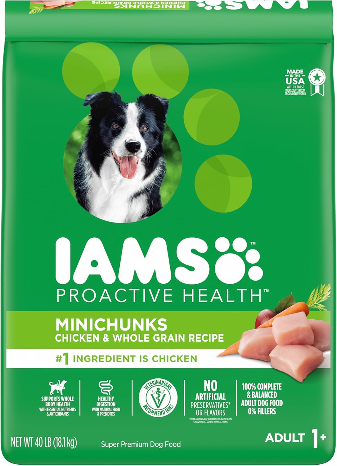 iams-proactive-health-minichunks-adult-dry-dog-food---real-chicken-40-lb-bag---complete-nutrition-for-adult-dogs-1
