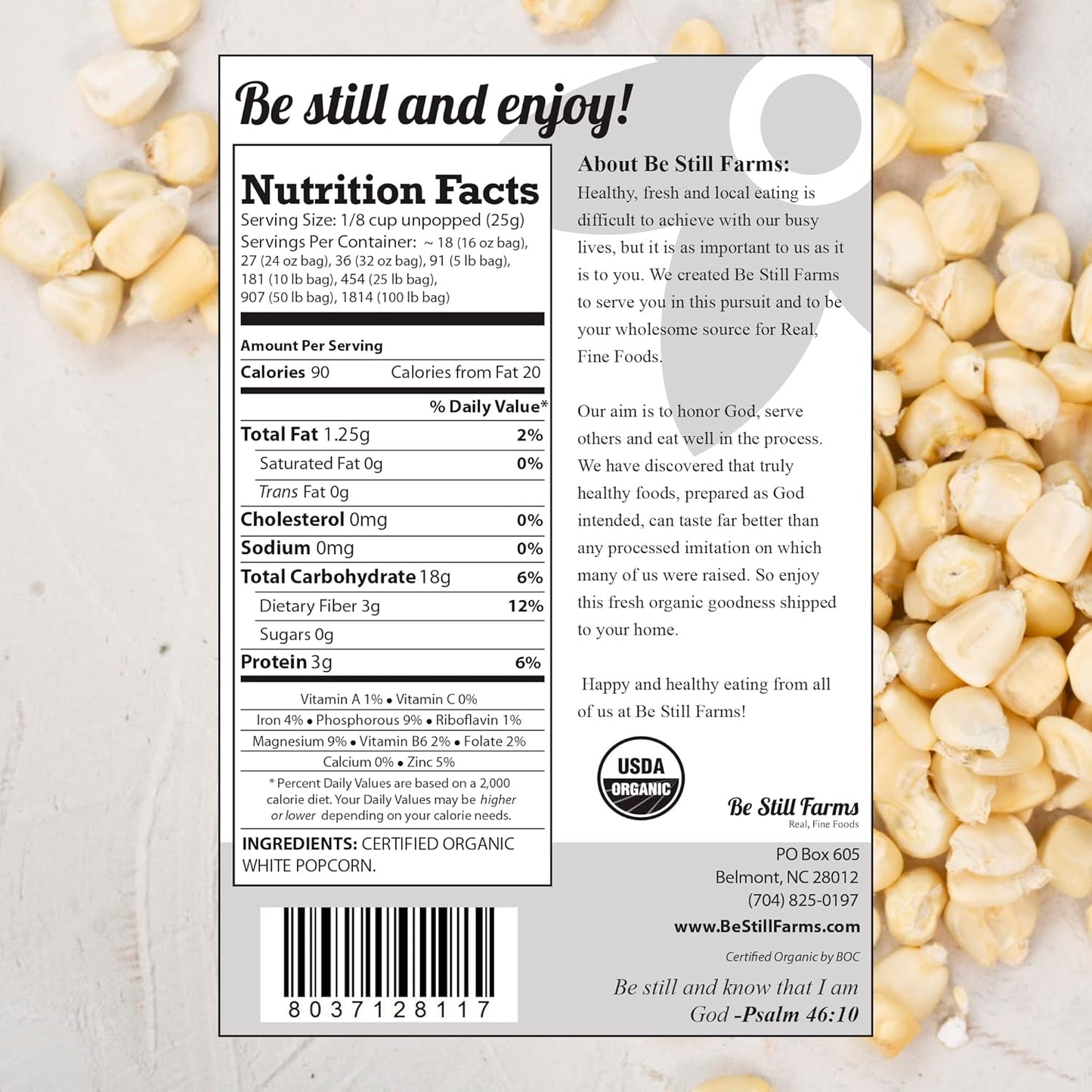 white-organic-popcorn-kernels-48lb---hulless-uncooked-corn-bulk-for-healthy-microwave-snacks---ideal-for-movie-night---usa-grown-usda-certified-3