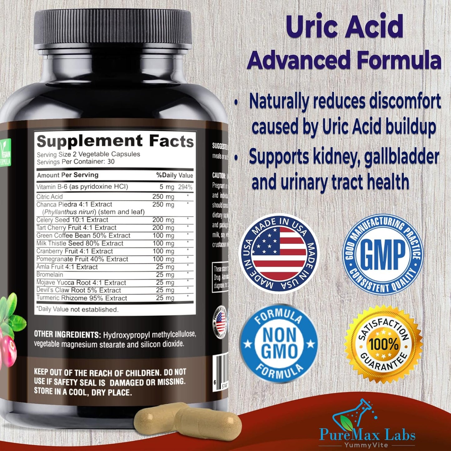 uric-acid-cleanse-capsules-with-cranberry-chanca-piedra-tart-cherry-milk-thistle---kidney-liver-support---60-count-2