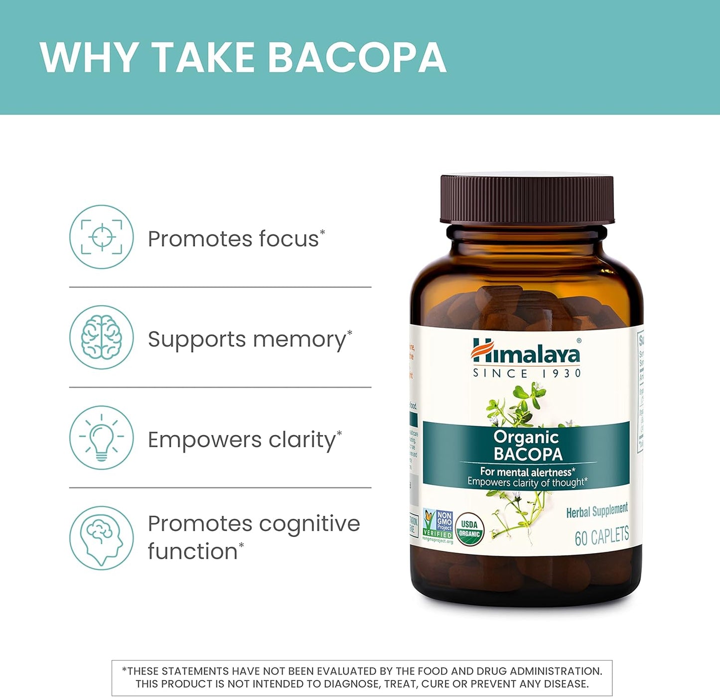 organic-bacopa-monnieri-nootropic-herbal-supplement-for-mental-alertness-memory-and-cognition---usda-organic-non-gmo-750mg-2-pack-of-60-plant-based-caplets---120-day-supply-4