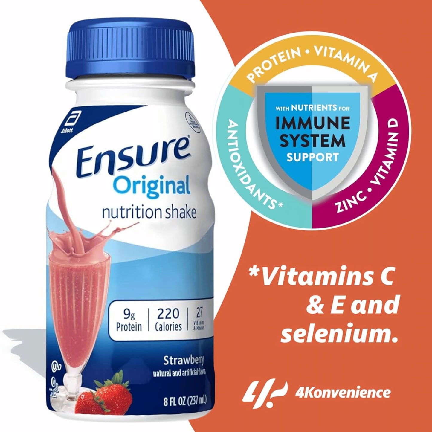 kaxilu-strawberry-nutrition-shakes---6-pack-with-drinkolin-straws-8-oz---packed-with-vitamins-and-minerals-for-a-healthy-boost-4