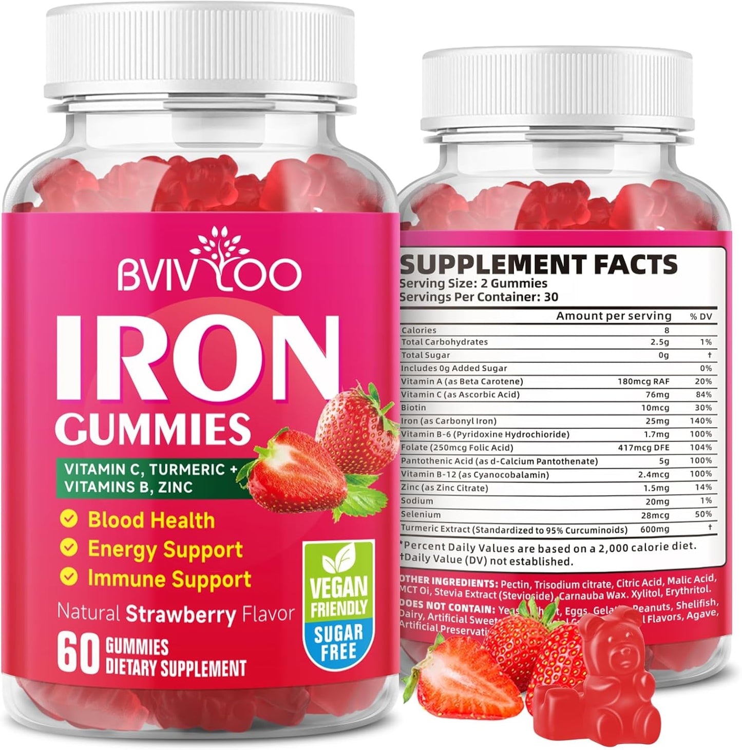 vegan-iron-gummies-with-vitamin-c-a-b-complex-folate-zinc-biotin---blood-building-energy-support---60-gummies-1