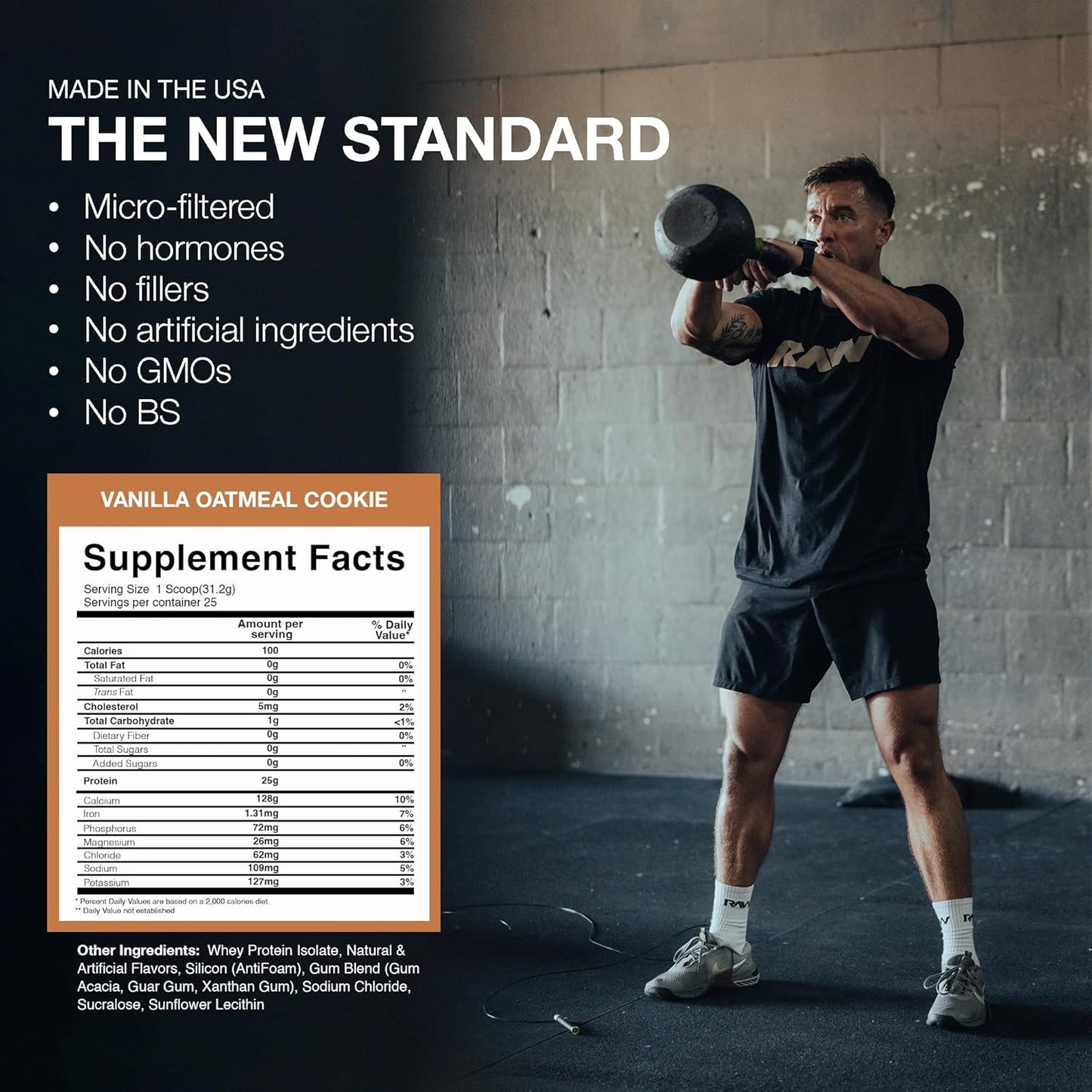 Whey Isolate Protein & Pre-Workout Bundle (Vanilla Oatmeal Cookie & Blue Raspberry) - Chris Bumstead Sports Nutrition for Men & Women - Espot.com.au