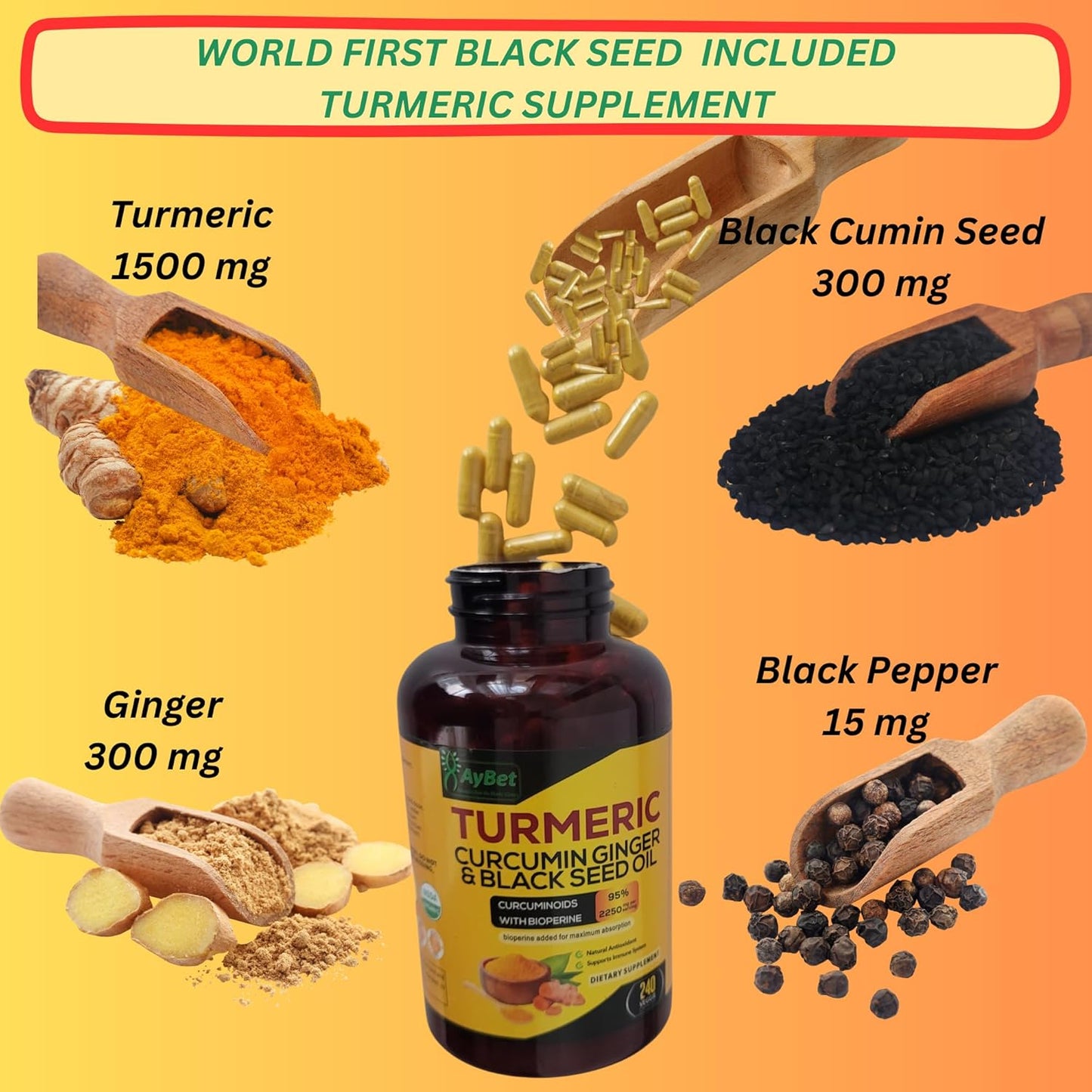 organic-turmeric-curcumin-ginger-black-seed-oil-capsules-2250mg-with-bioperine-240-count---vegan-halal-immune-system-antioxidant-joint-support-2