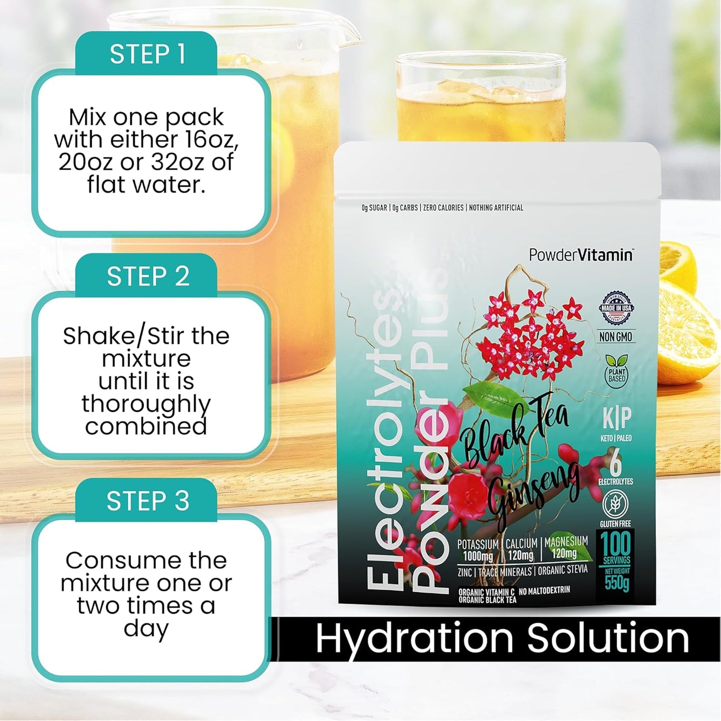 black-tea-ginseng-electrolyte-powder---100-servings-keto-friendly-sugar-free-hydration-powder-with-pink-himalayan-salt-vitamin-electrolytes---1000mg-potassium-120mg-calcium-120mg-magnesium-4