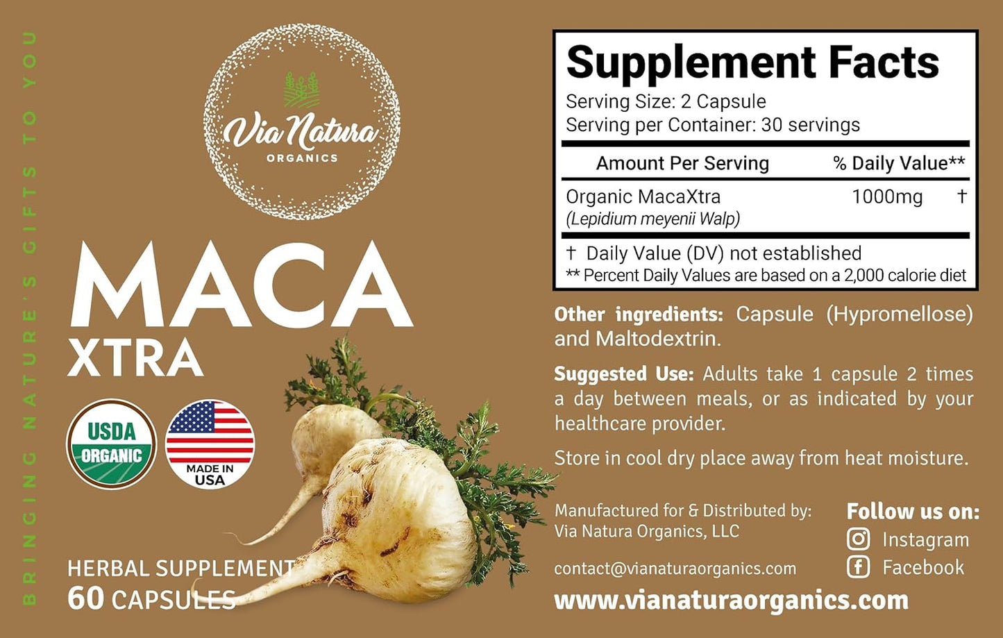organic-maca-xtra-capsules-1000mg-herbal-supplement-with-amino-acids-iron-magnesium-60-capsules-by-via-natura-organics-2