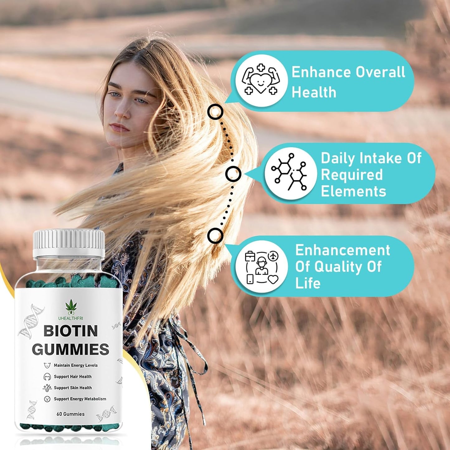 vegan-biotin-gummies-for-hair-skin-and-nails---supports-healthy-hair-growth---women-men-hair-vitamins---uhealthfri-1-4