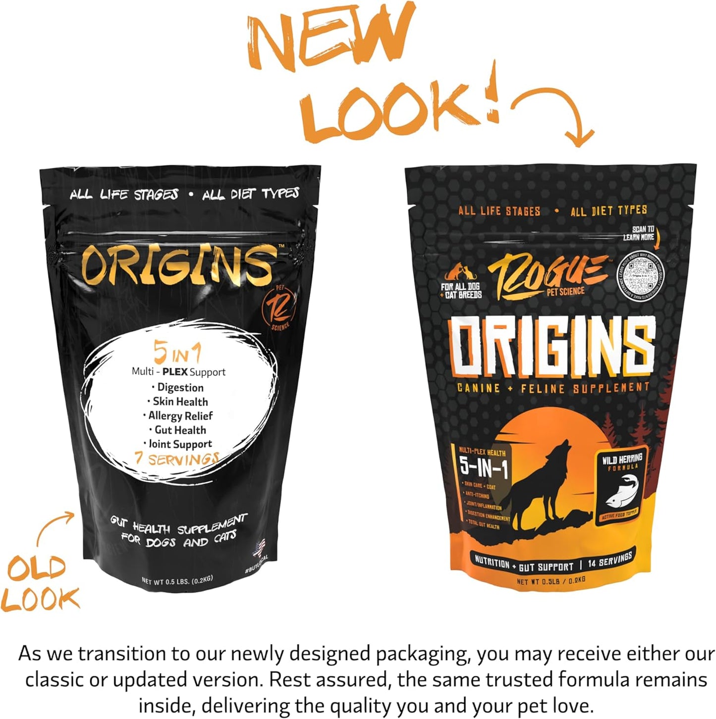 rogue-pet-science-origins-5-in-1-dog-supplement-powder---omega-3-fish-oil-topper-for-digestion-skin-coat---itching-joint-inflammation-relief---12-lb-2