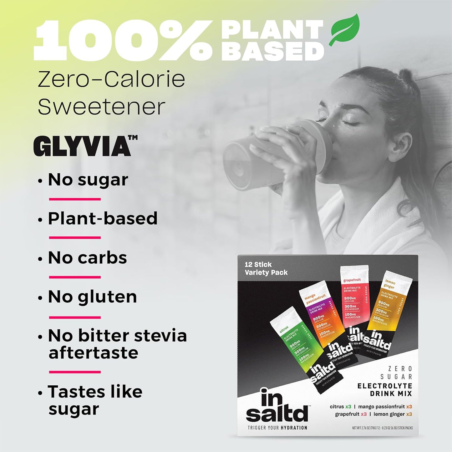 Sugar Free Electrolyte Powder Packets for High-Potency Hydration | No Stevia Aftertaste | Keto & Intermittent Fasting Drink Mix | 12 Pack (Variety) - Espot.com.au