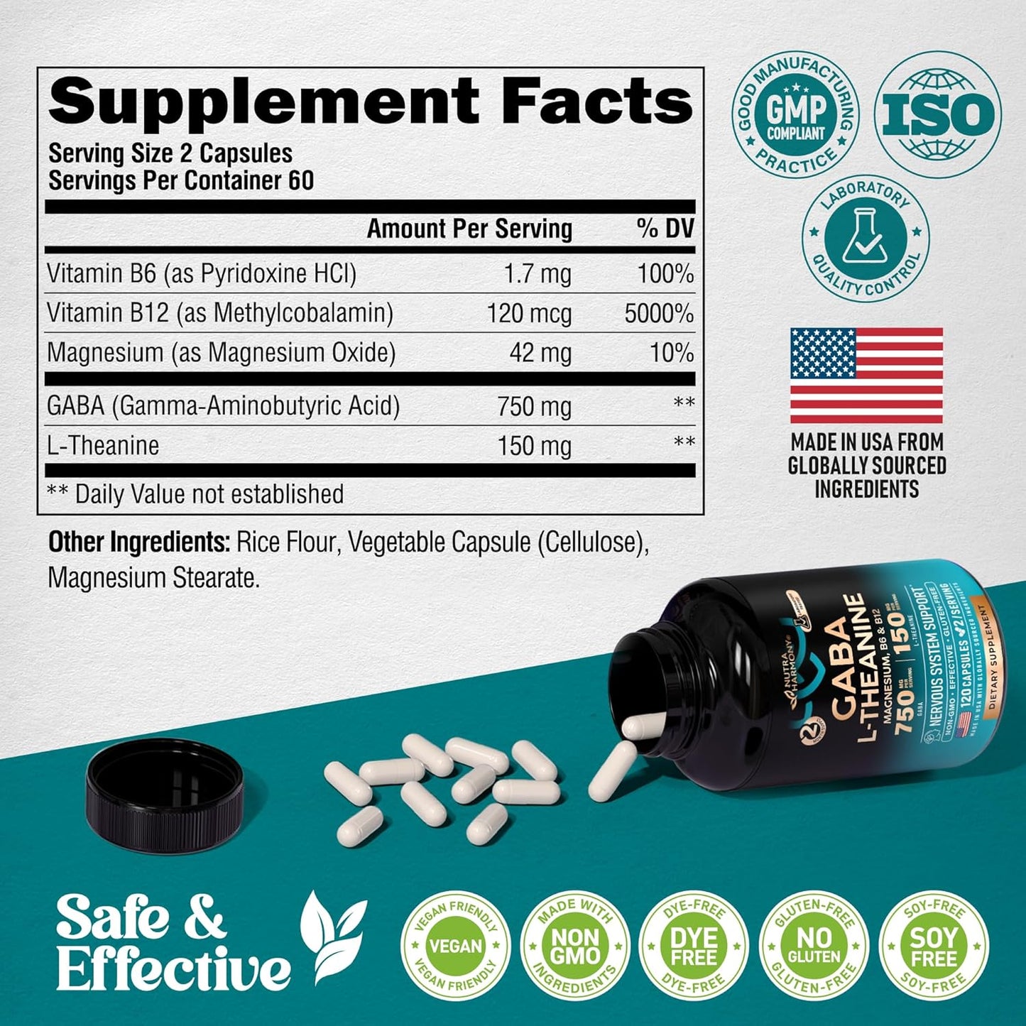 premium-usa-made-gaba-l-theanine-supplement-with-magnesium-vitamin-b6---promotes-calm-sleep-relaxation-mood-support---120-capsules-7