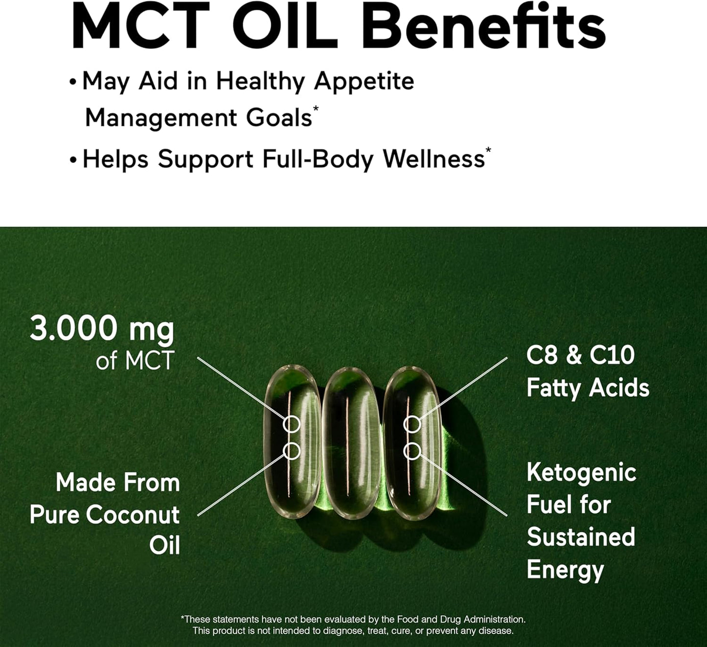 180-count-smarter-nutrition-mct-oil-capsules---c8-and-c10-ketogenic-fuel-for-sustained-energy---cold-pressed-coconut-palm---gluten-free-non-gmo---60-day-supply-3