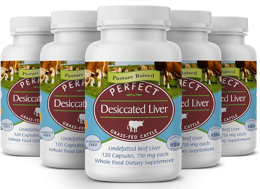 120-capsules-perfect-desiccated-liver---undefatted-beef-liver-supplement---natural-protein-iron-vitamins-a-b---5-pack-1