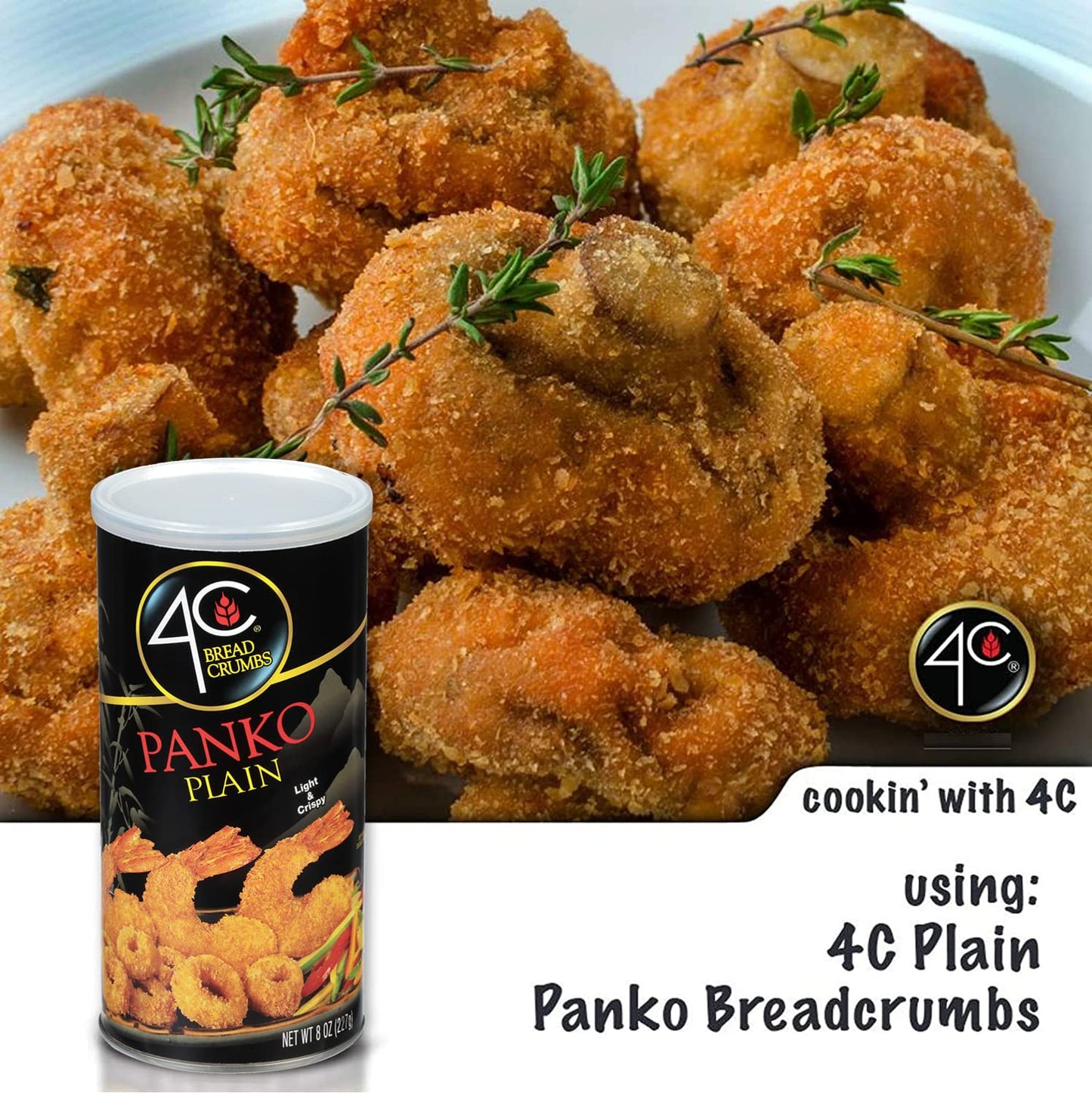 6-pack-of-4c-premium-bread-crumbs-panko-plain-8-ounce---regular-gluten-free---flavorful-crispy-crunchy---value-pack-3