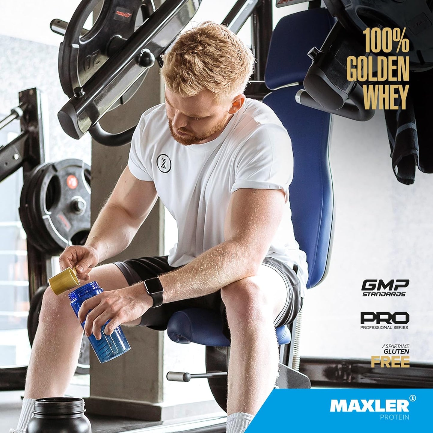 maxler-100-golden-whey-protein---chocolate-peanut-butter-flavor---2-lbs---22g-protein-per-serving---fast-absorbing-blend-for-pre-post-and-intra-workout-use-5
