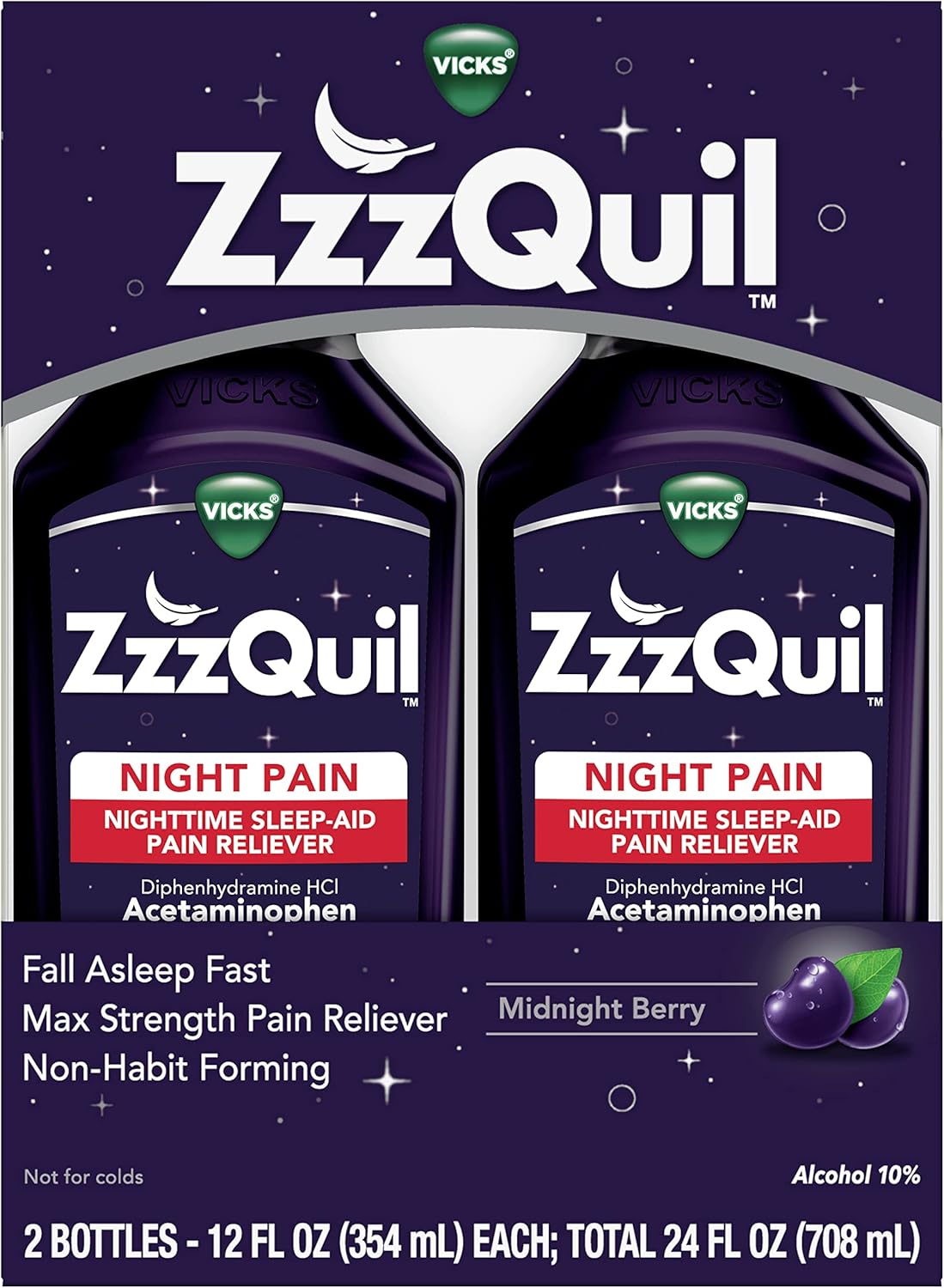 max-strength-zzzquil-liquid-pain-reliever-sleep-aid-midnight-berry-1000mg-acetaminophen-50mg-diphenhydramine-hci-non-habit-forming-2-pack---24-fl-oz-1
