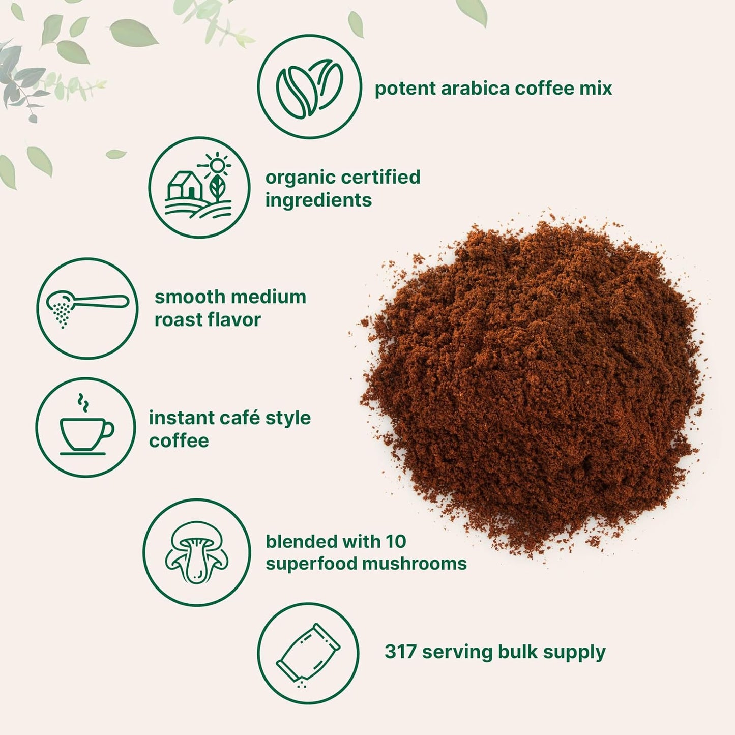 organic-instant-mushroom-coffee-powder-10-in-1-blend---28-ounce-317-servings-boost-immunity-energy-with-lions-mane-chaga-reishi-arabica-coffee-micro-ingredients-4