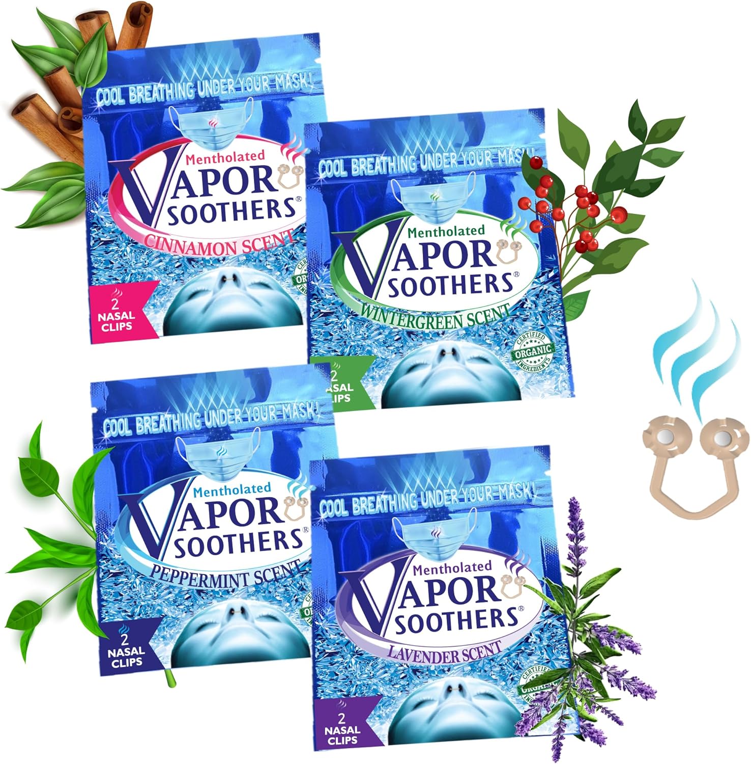 vapor-soothers-nasal-dilator-clips---8-count-variety-pack-with-4-scents-for-instant-congestion-relief---drug-free-solution-for-easy-breathing-under-your-mask-1