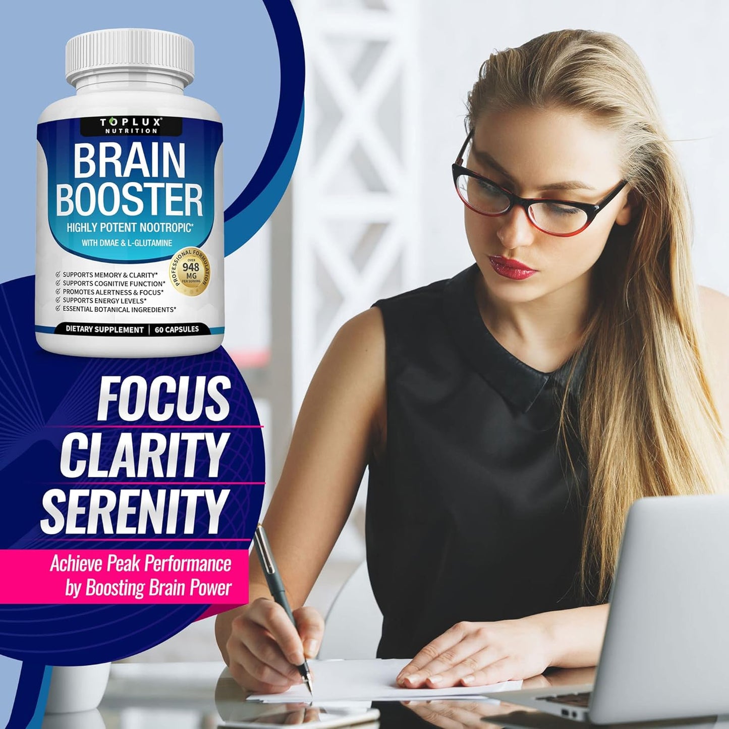 premium-nootropic-brain-supplement-with-dmae-bacopa-monnieri-and-l-glutamine---60-capsules-for-men-and-women---cognitive-nutrition-boost-7