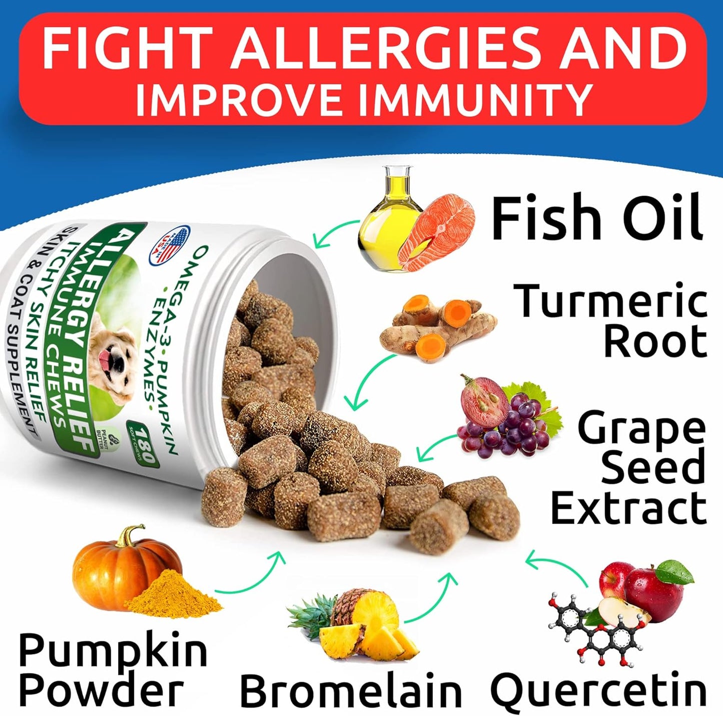 360-chews-allergy-relief-bundle-for-dogs---omega-3-fish-oil-with-epa-dha-fatty-acids---anti-itch-skin-coat-supplement---joint-health-support---made-in-usa-3