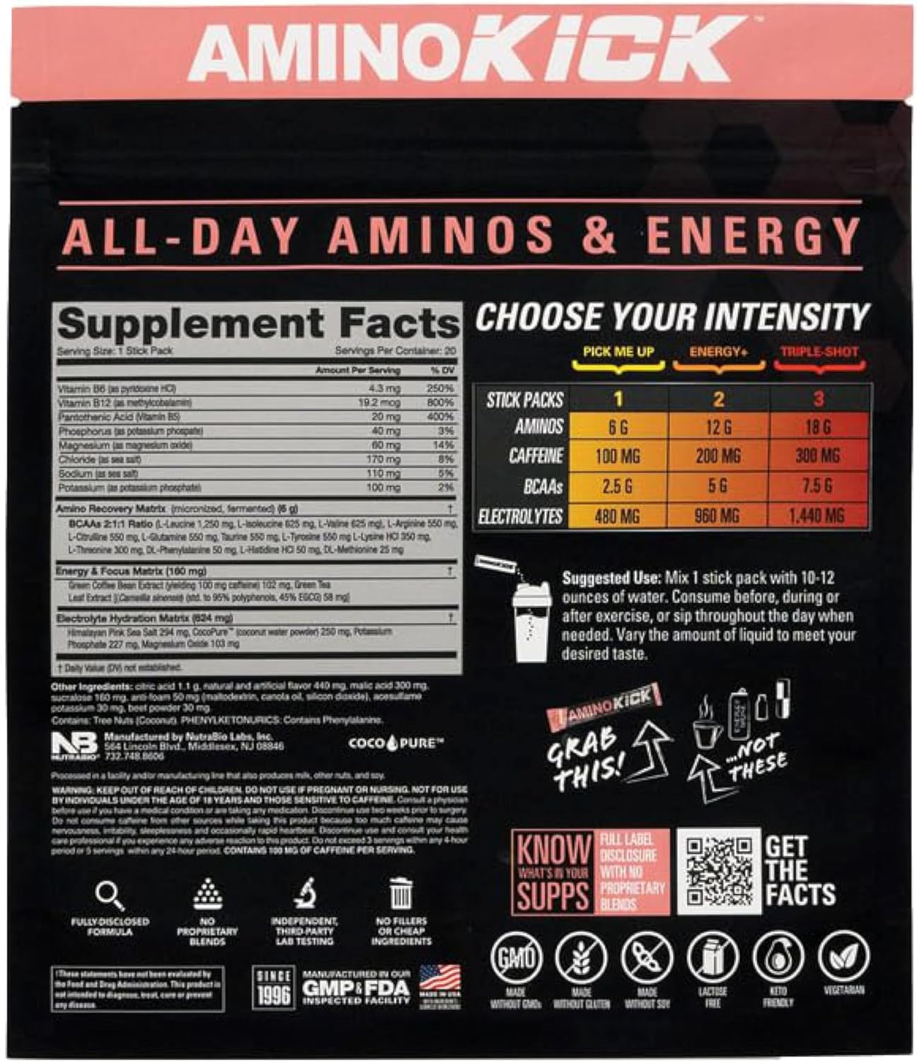 nutrabio-amino-kick-raspberry-lemonade---performance-formula-for-energy-hydration-recovery---20-servings---6g-amino-acids---muscle-building-support-2