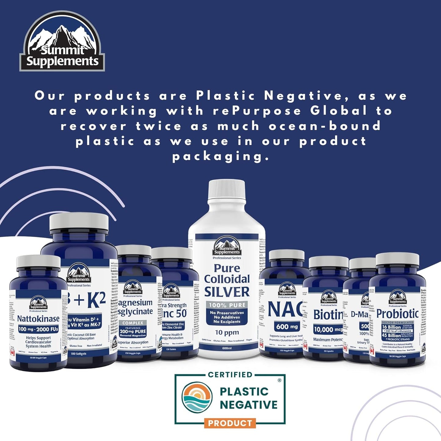 Colloidal Silver Liquid Minerals 10ppm 600ml - Trace Minerals Supplement - Copper & Silver Liquid - Canadian Made Formula - Espot.com.au
