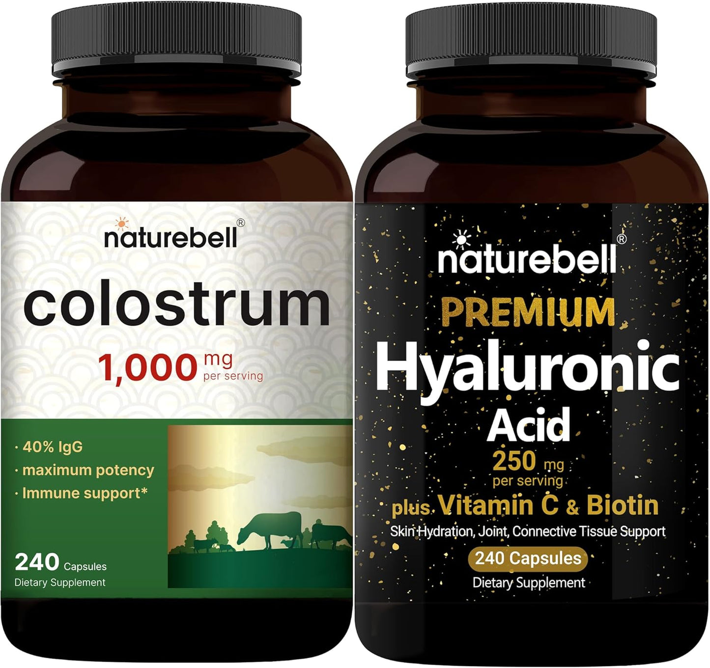 naturebell-hyaluronic-acid-capsules-with-biotin-vitamin-c-and-colostrum---240-capsules-bundle-pack-for-beauty-care---1000mg-per-serving---grass-fed-bovine-colostrum-supplement-1