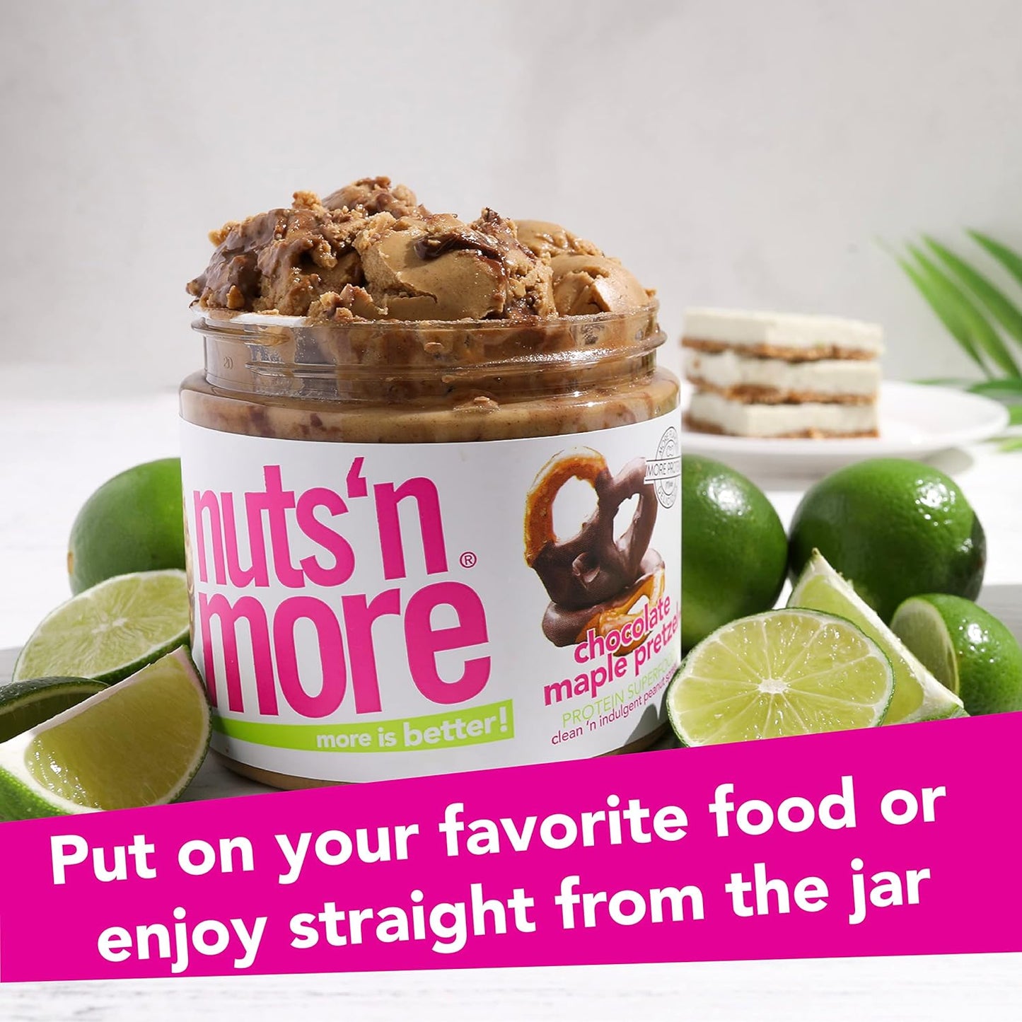 chocolate-maple-pretzel-peanut-butter-spread-with-added-protein---all-natural-low-carb-low-sugar-non-gmo-high-protein-nut-butter---15-oz-jar-3