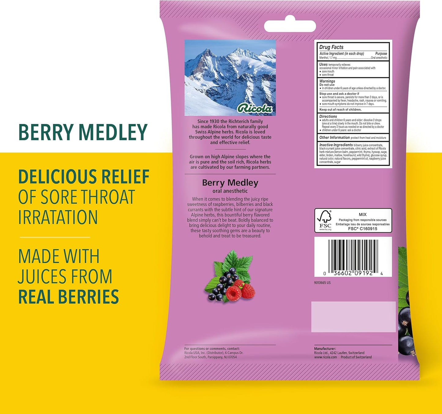bundle-of-ricola-sugar-free-throat-drops-105-lemon-mint-45-berry-medley---soothe-your-throat-naturally-with-ricolas-sugar-free-drops-7