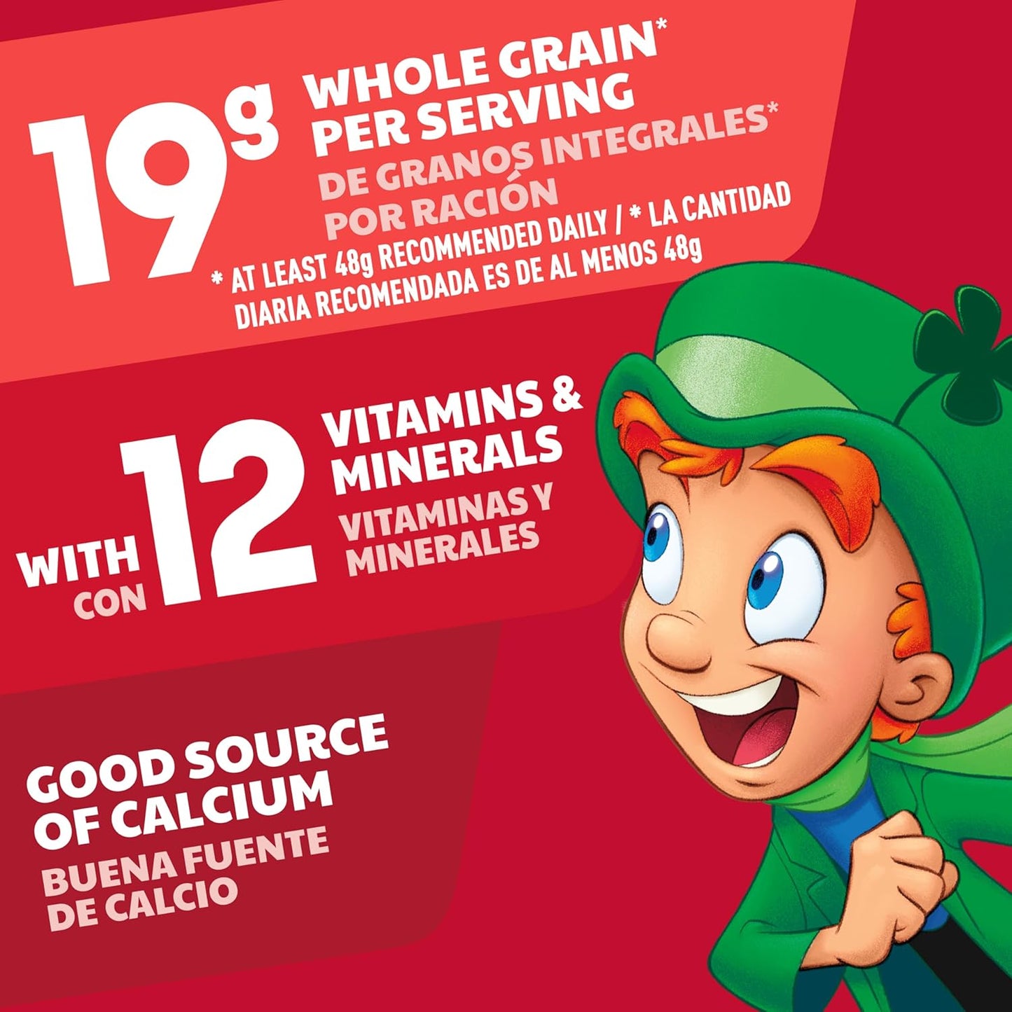 Gluten-Free Lucky Charms Cereal with Marshmallows, Giant Size 26.1 oz, Whole Grain Kids Breakfast - Espot.com.au