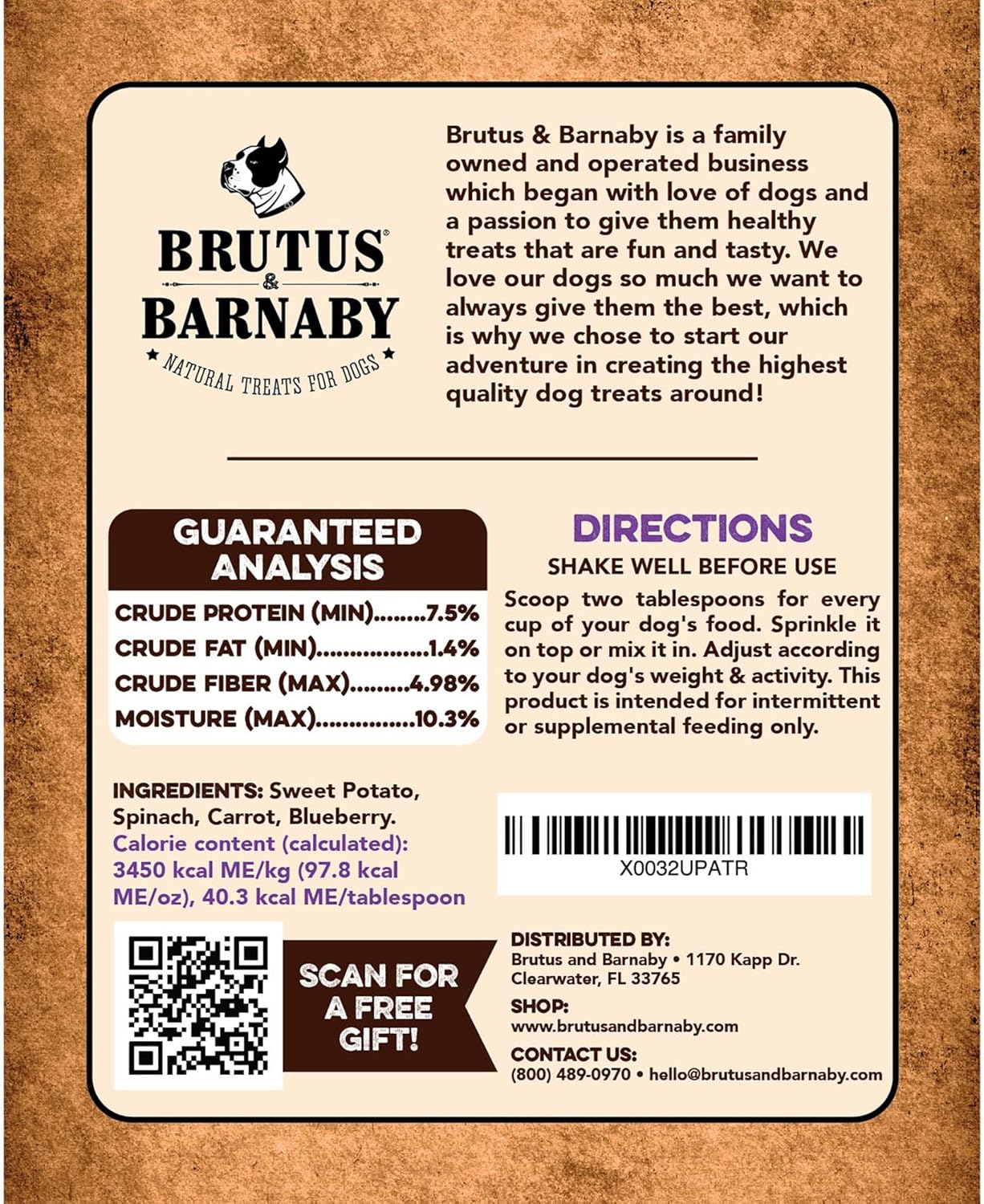 brutus-barnaby-dog-food-topper-with-super-foods-for-picky-eaters---vegan-flavor-packed-mix-with-blueberries-carrots-spinach-sweet-potato---8oz-6