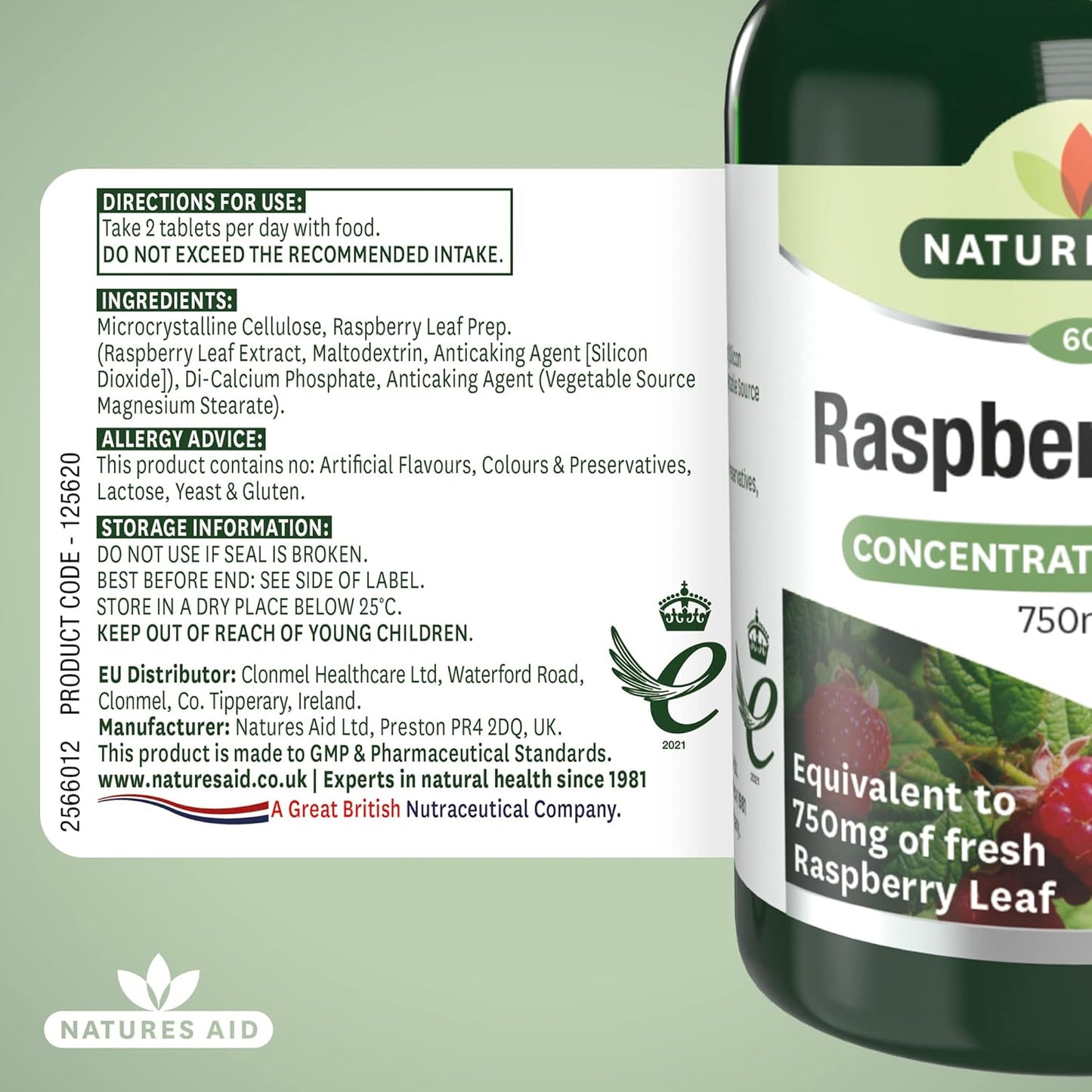 organic-raspberry-leaf-supplement---750mg-tablets-for-womens-health---natural-aid-for-menstrual-support---60-count-pack-5