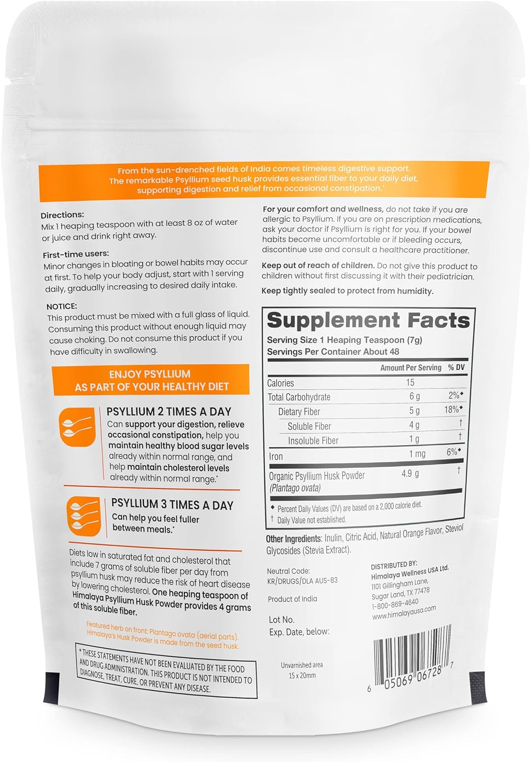 himalaya-orange-psyllium-husk-powder---daily-fiber-supplement-for-digestive-health---sugar-free-gluten-free-vegan---easy-to-mix---12-oz-2