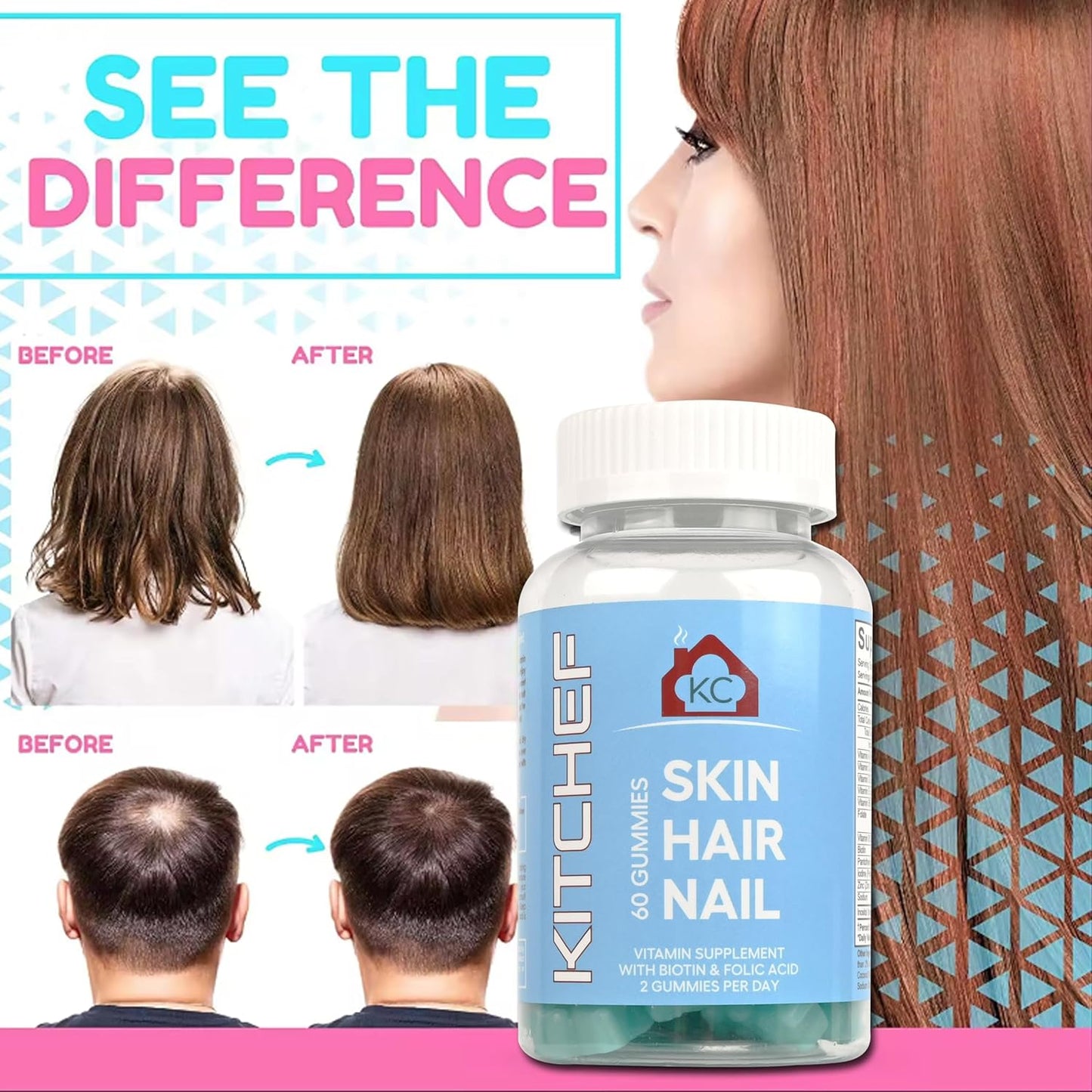 kitchef-kc-hair-skin-nails-vitamins-gummies-for-men-women---strong-hair-fast-nail-growth-healthy-skin---natures-bounty-4