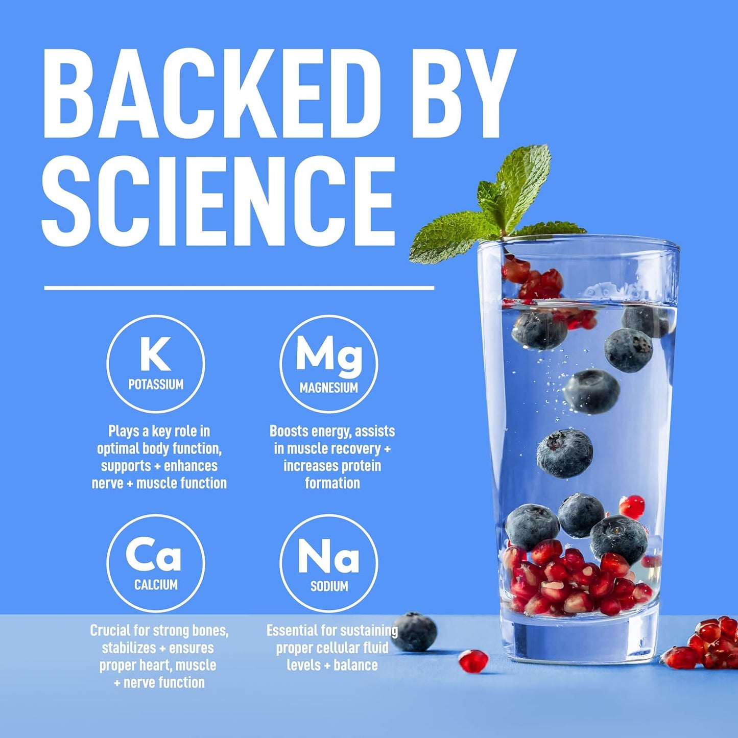 USA Made Keppi Keto Electrolytes Powder - Sugar-Free Hydration & Recovery Drink with Blueberry Pomegranate Flavor - Easy Mixing, No Clumps - Espot.com.au