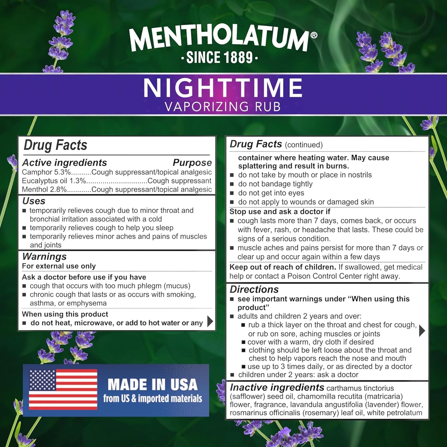 maximum-strength-mentholatum-nighttime-vaporizing-rub-with-lavender-scent---176-oz---soothing-topical-chest-rub-and-analgesic-ointment-for-cold-and-cough-relief-9