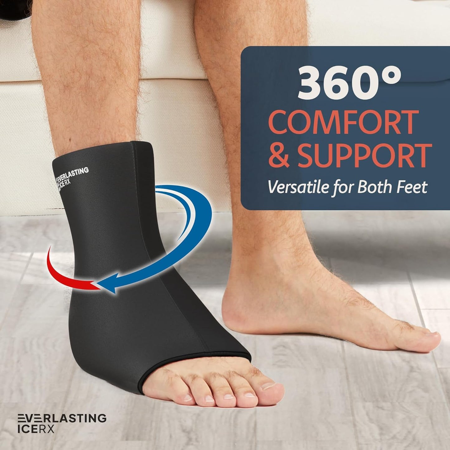 reusable-ankle-ice-pack-wrap-for-pain-relief---cold-compression-therapy-for-swelling-plantar-fasciitis-sprained-ankles---everlasting-ice-rx-5