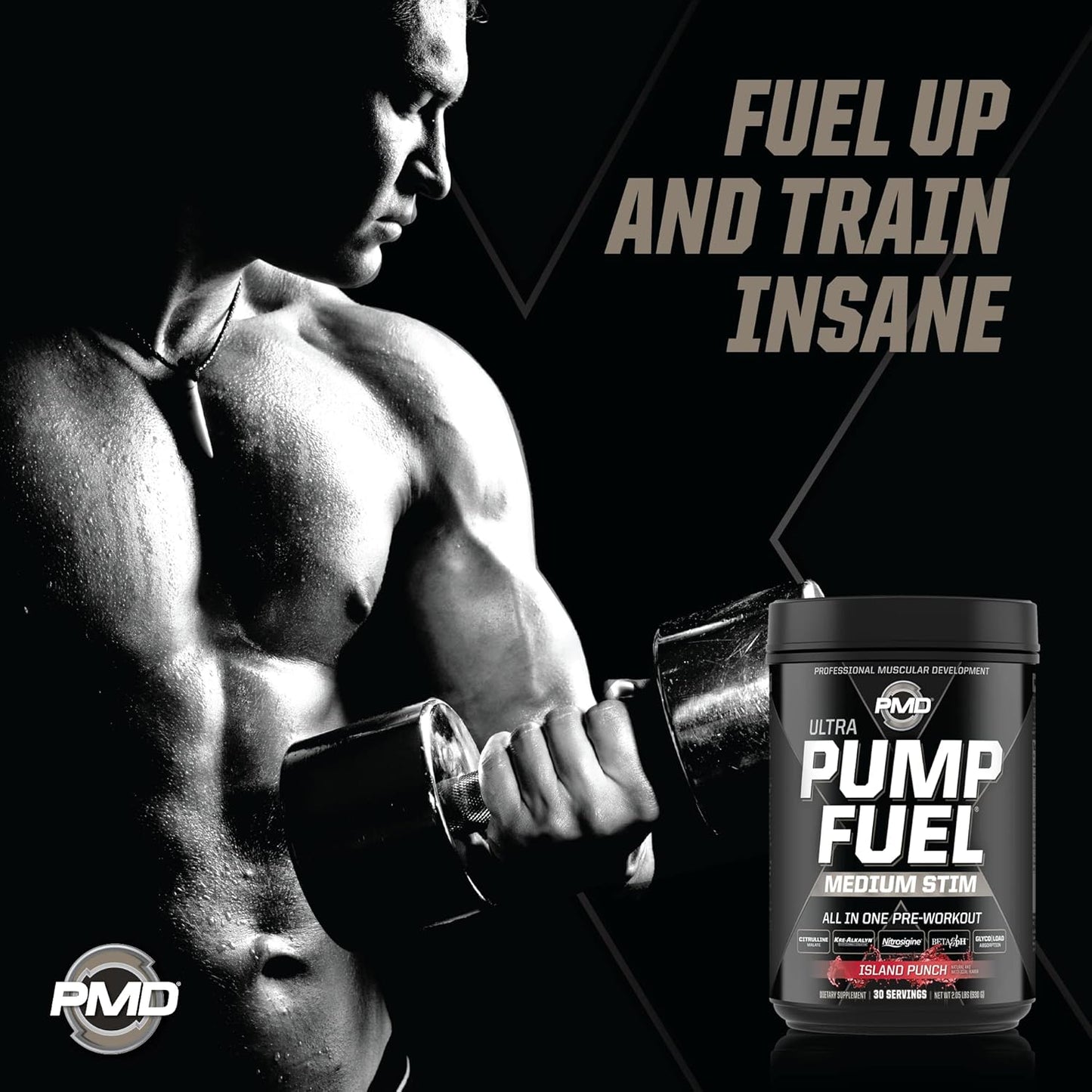 pmd-sports-ultra-pump-fuel-island-punch-pre-workout-drink-mix---boost-energy-strength-and-recovery-with-complex-carbs-and-amino-energy---30-servings-5