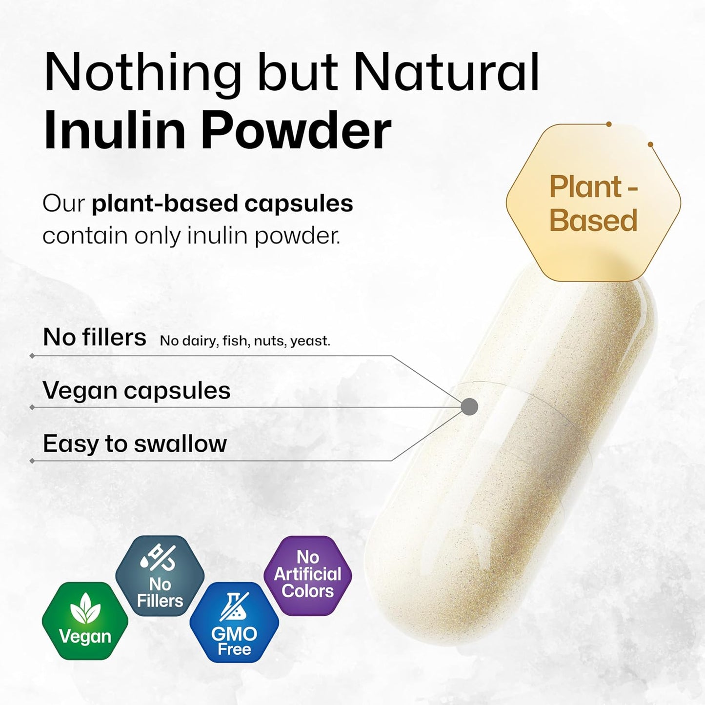 100 Capsules of BIO KRAUTER Inulin with 2 Fl. Oz. Licorice Root Tincture - Digestive Support Supplement Pack - Espot.com.au