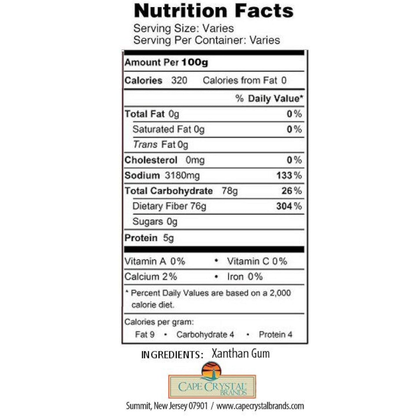 cape-crystal-brands-xanthan-gum---vegan-and-k-kosher-certified---premium-quality-8-oz-size-2