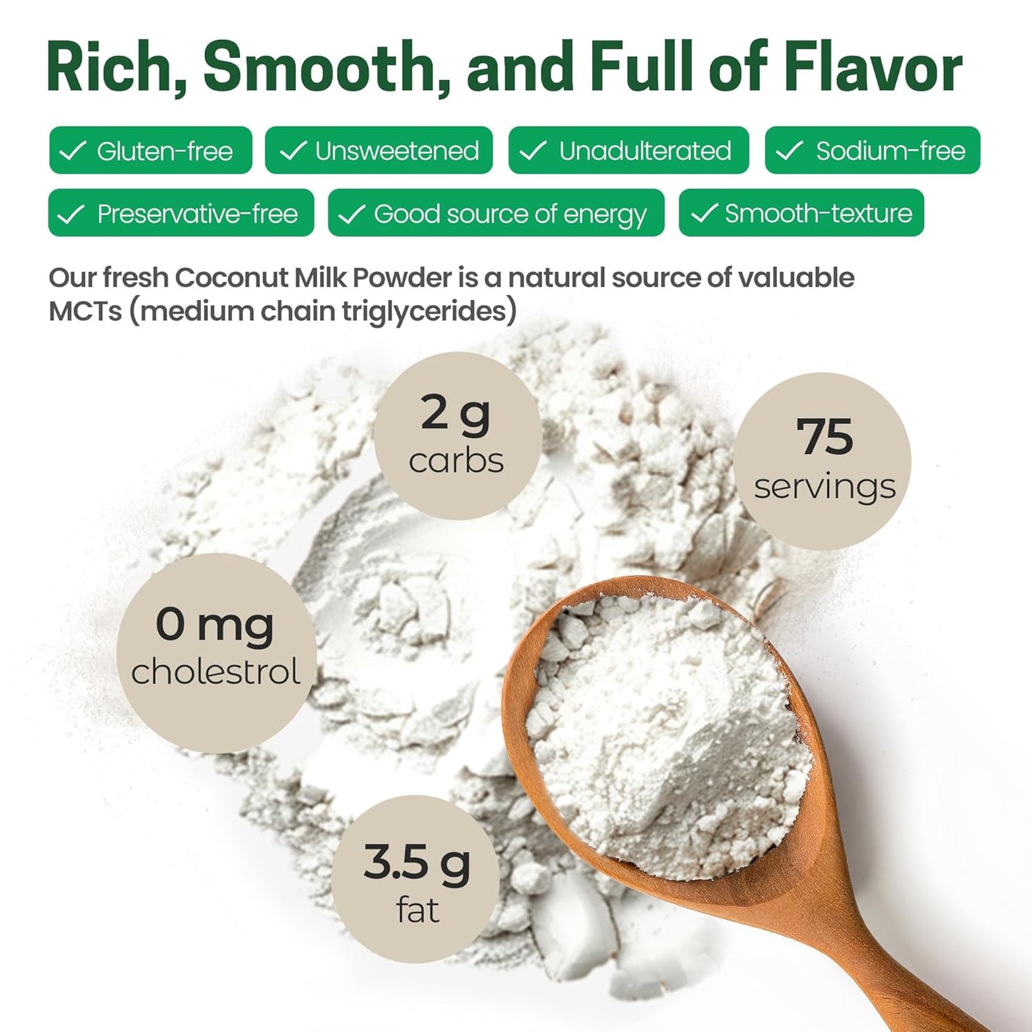 organic-coconut-milk-powder---all-natural-vegan-dairy-free-creamer-for-coffee-smoothies---gluten-free-non-gmo---1-lb-4