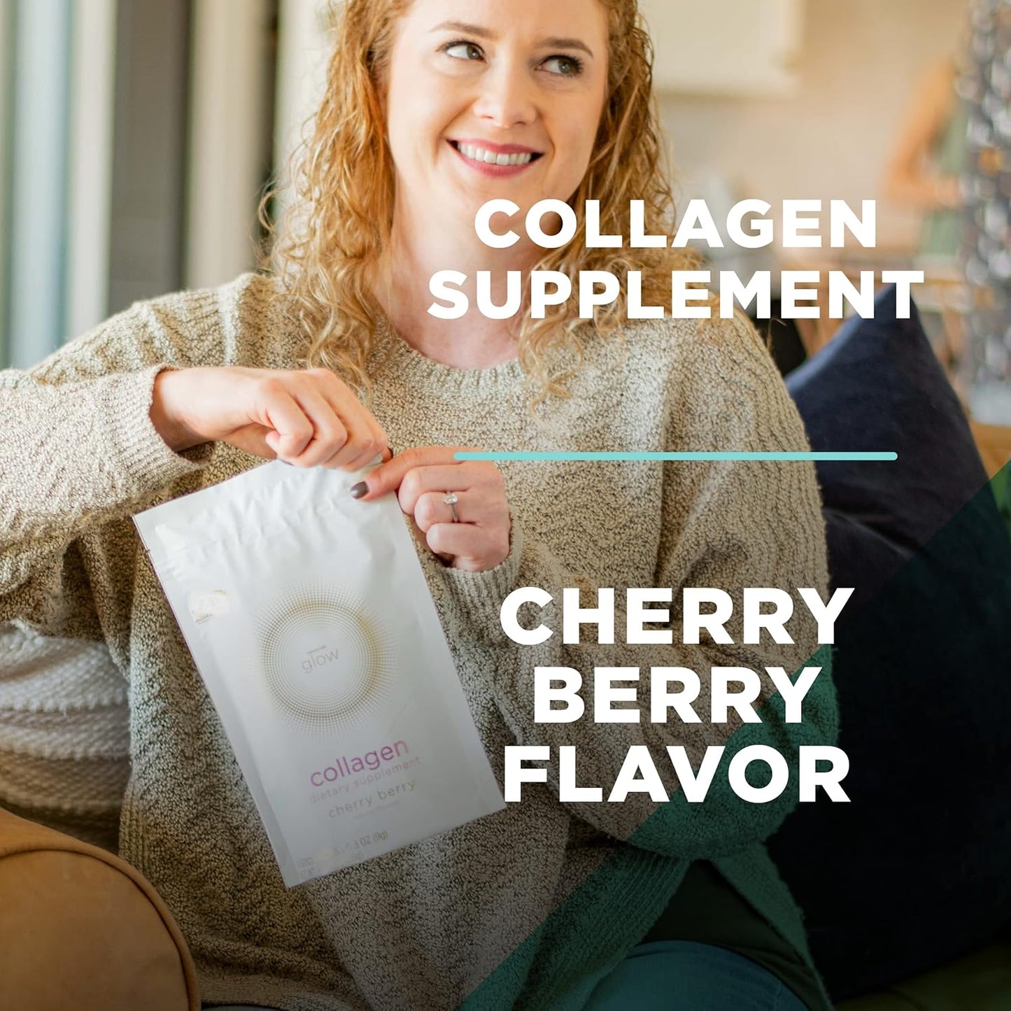 Marine Collagen Supplement with Vitamins C, D, and E for Nail, Skin, and Hair Care - 14 Stick Packs - Espot.com.au